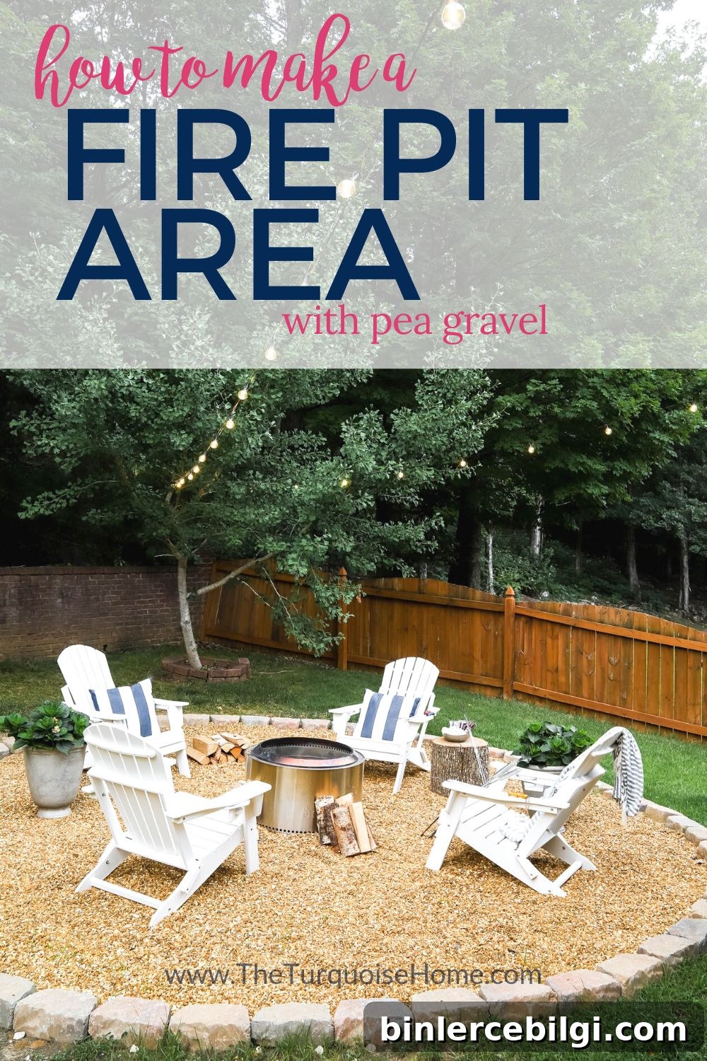 How to Build a DIY Pea Gravel Fire Pit Area 2 How to make a fire pit area tutorial