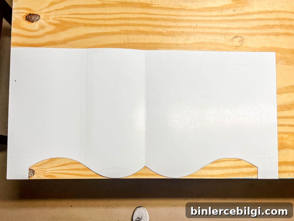 make a cornice board window covering