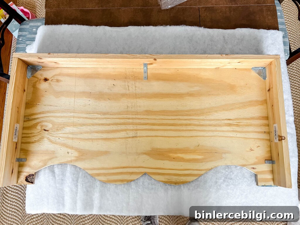 attach boards with braces for cornice board