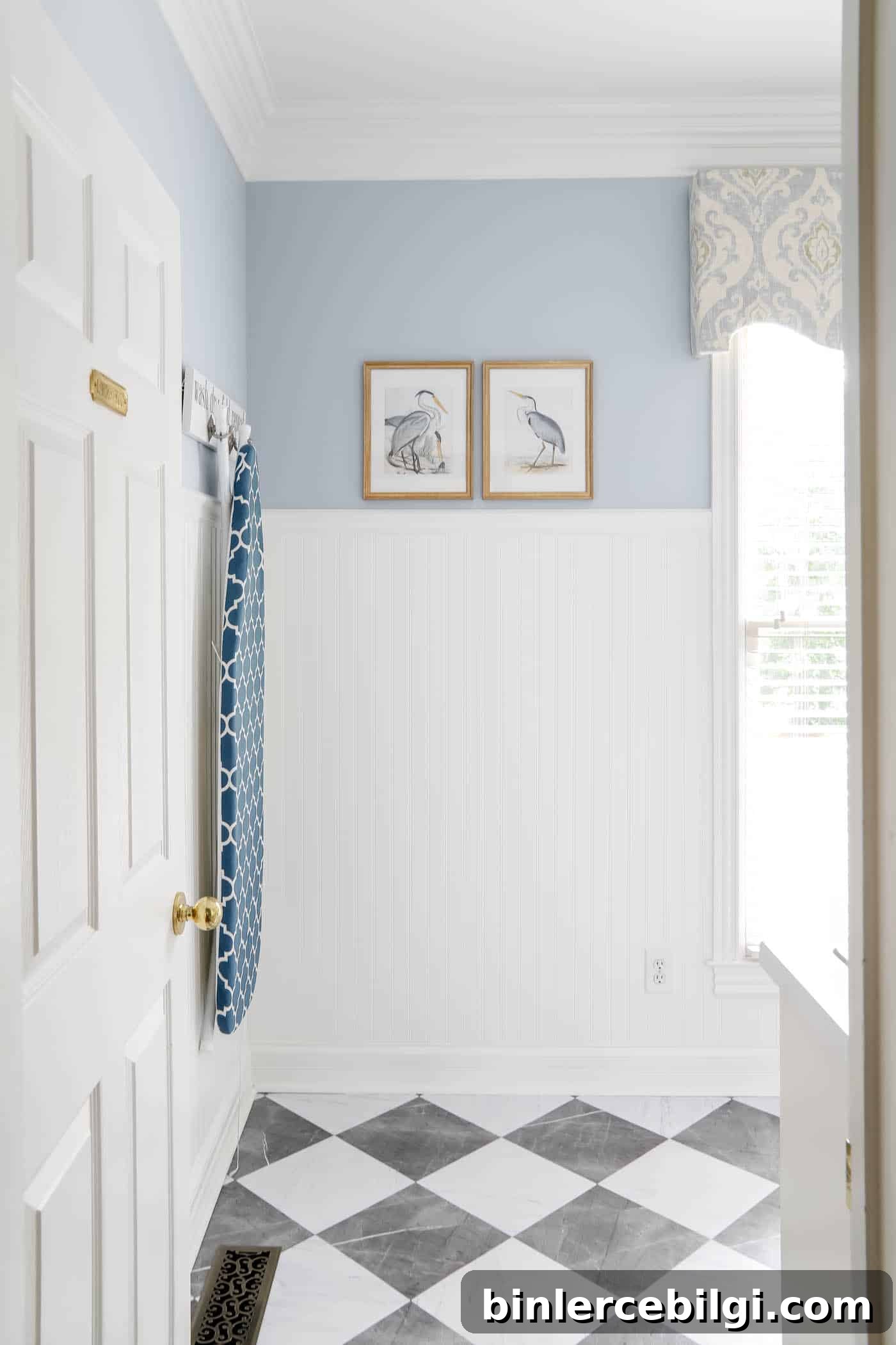 16 Affordable Laundry Room Ideas 10 beadboard wall treatment in laundry room