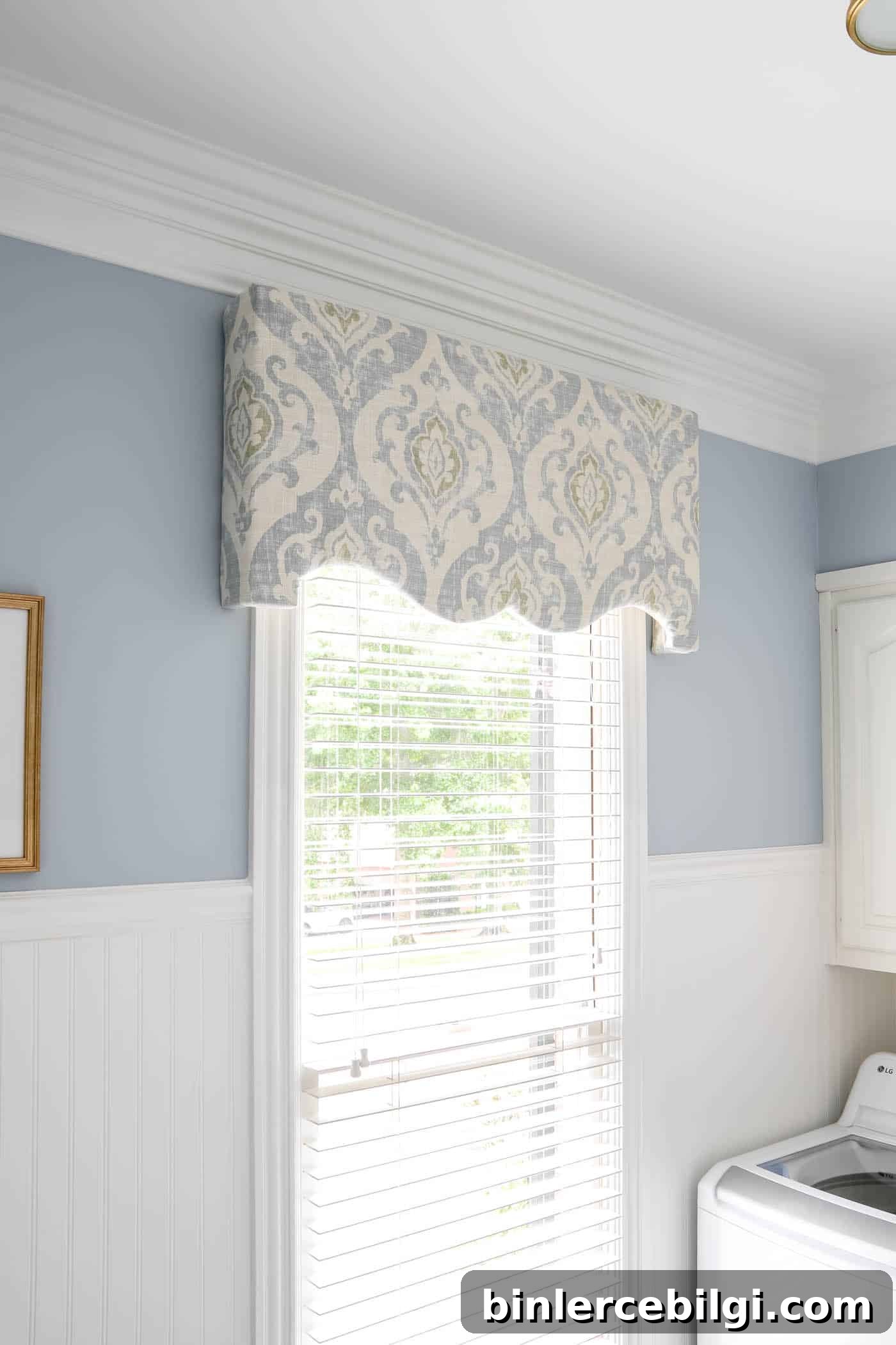 16 Affordable Laundry Room Ideas 12 DIY cornice boards for your window