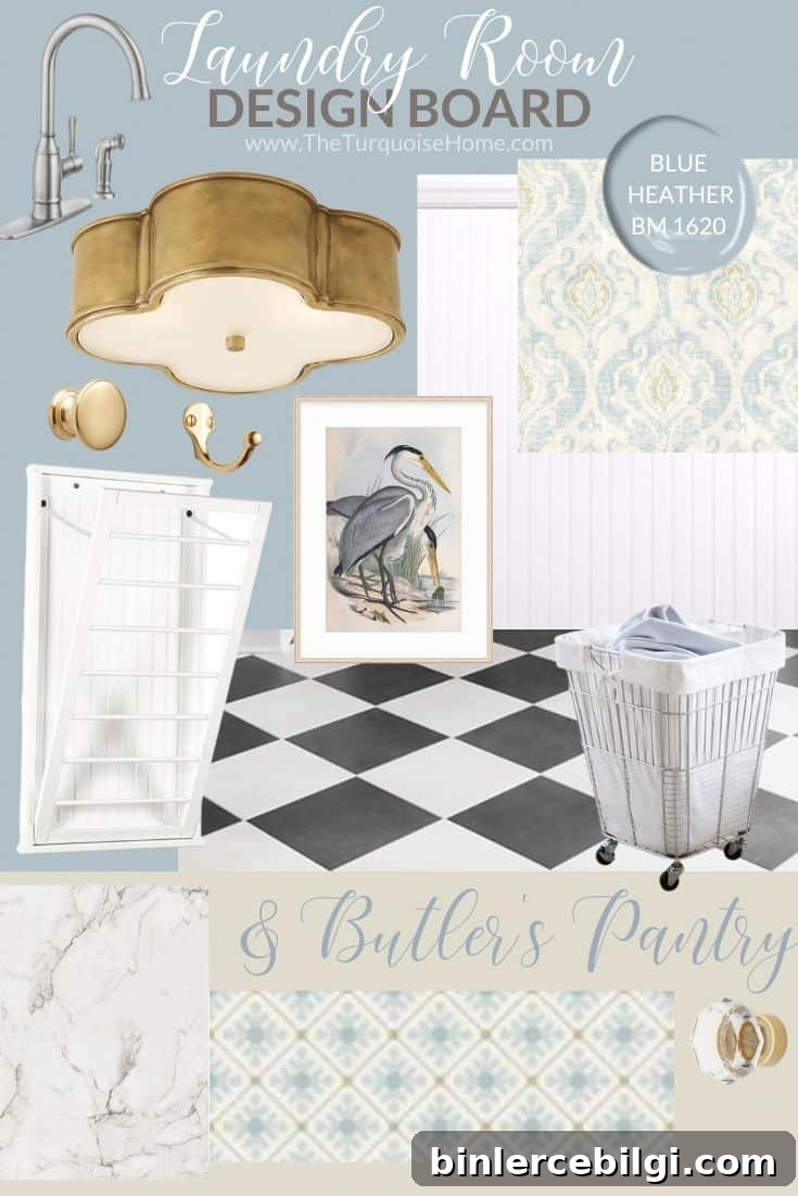 16 Affordable Laundry Room Ideas 4 Blue and white laundry room makeover plans