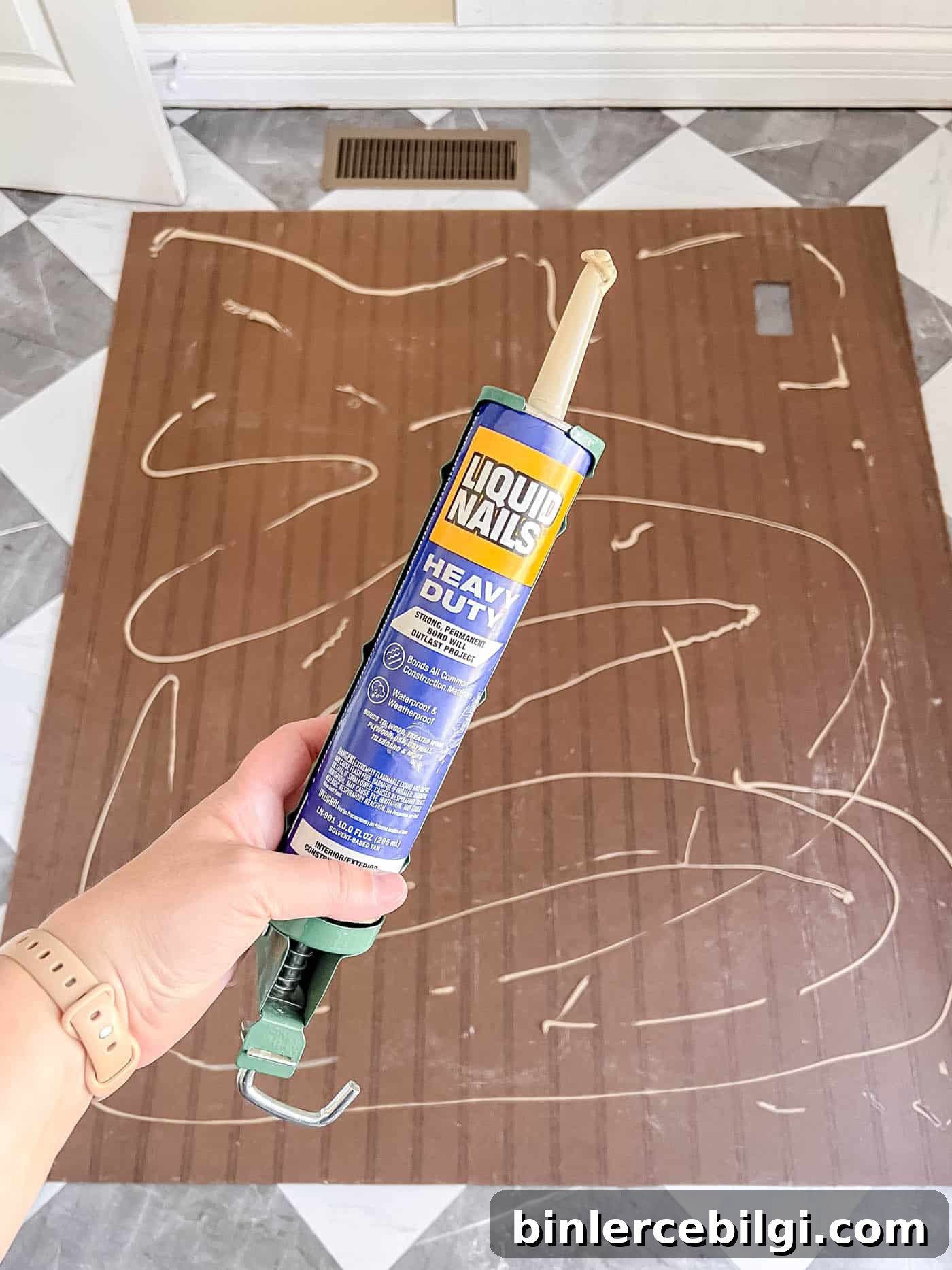 liquid nails for beadboard installation