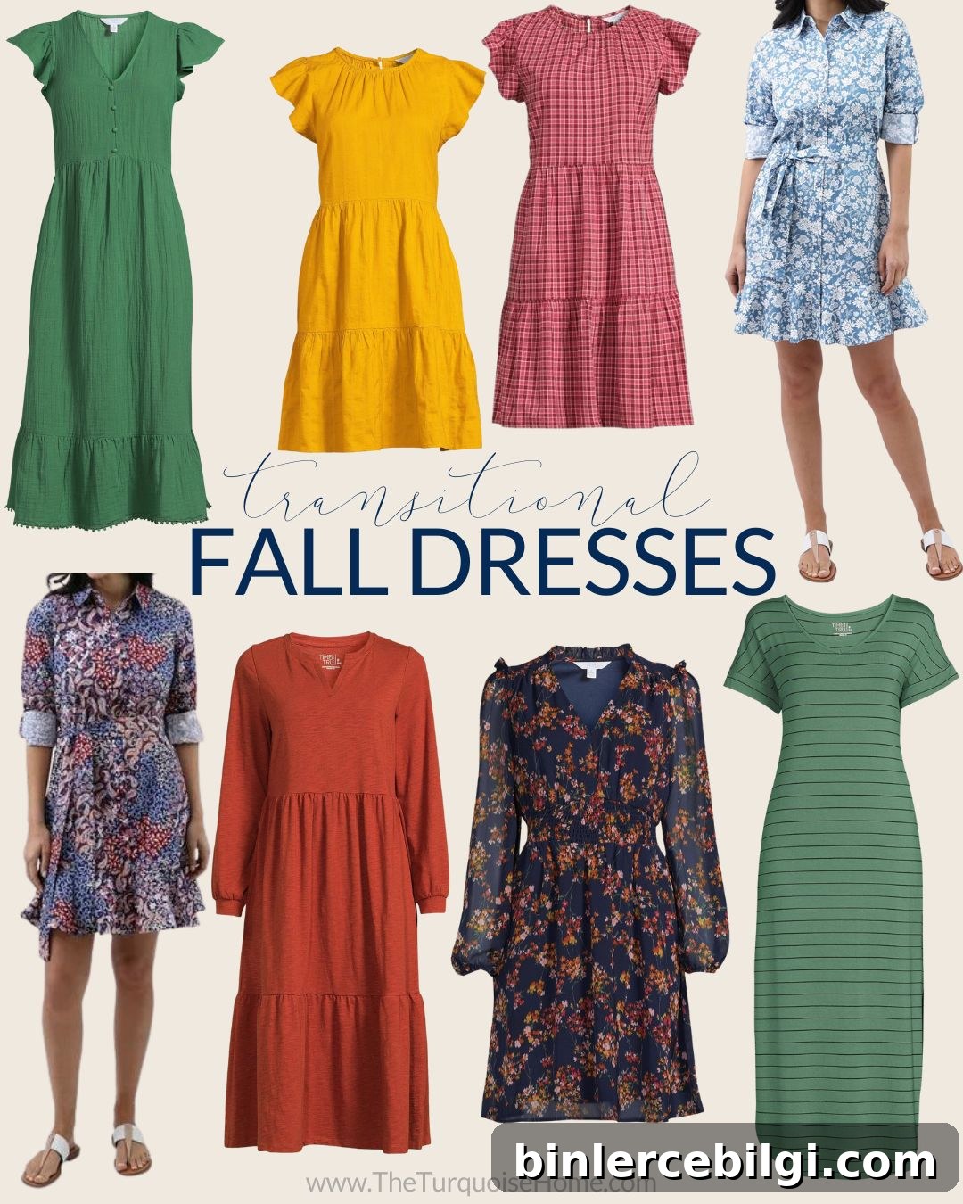 Transitional Fall Dresses on Walmart