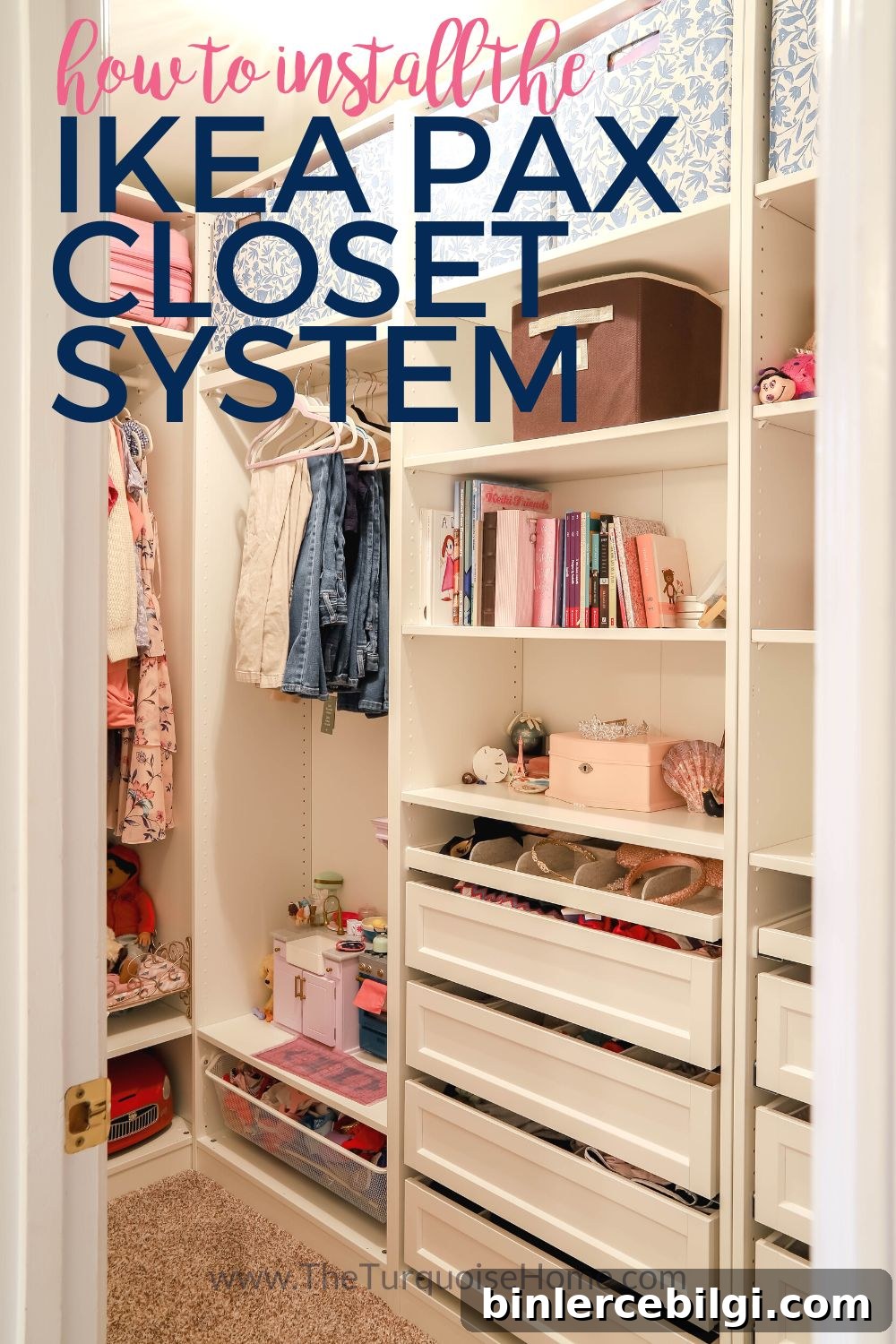 IKEA PAX Closet makeover