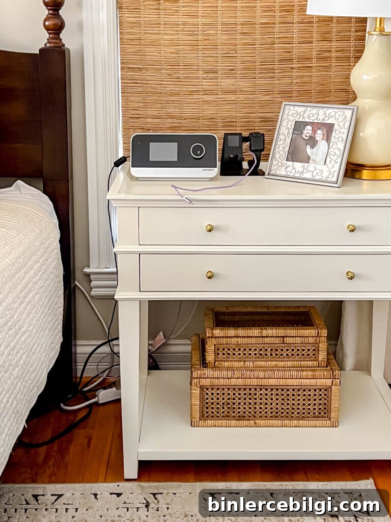 Bedside Cords are a mess