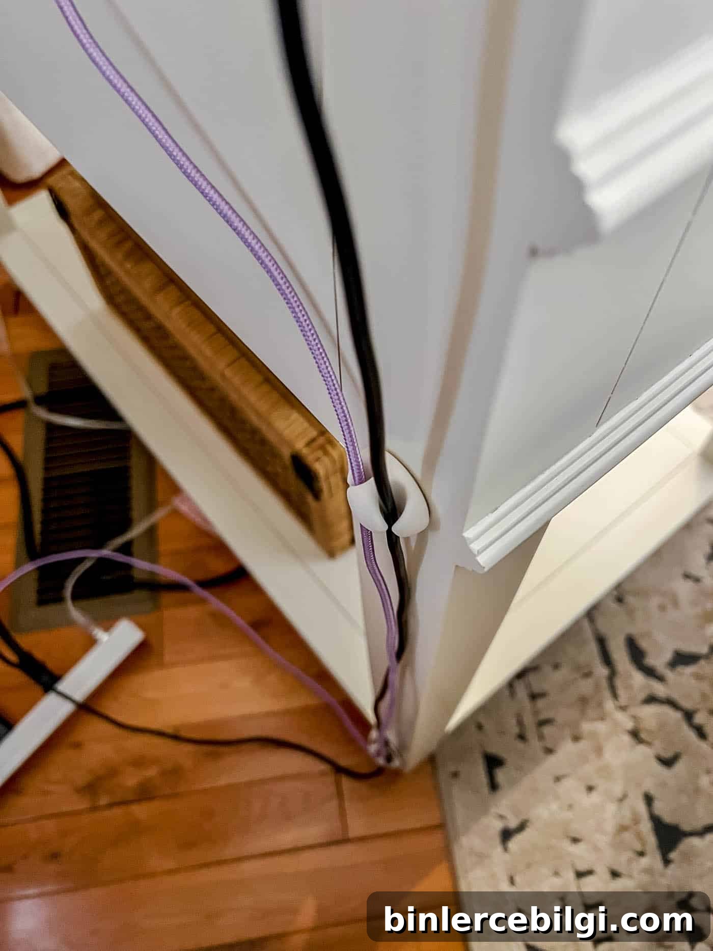bedside cord organization ideas