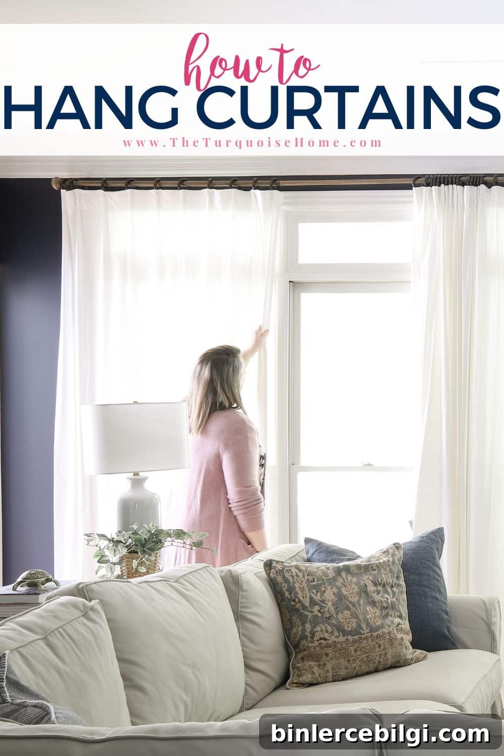 how to hang curtains