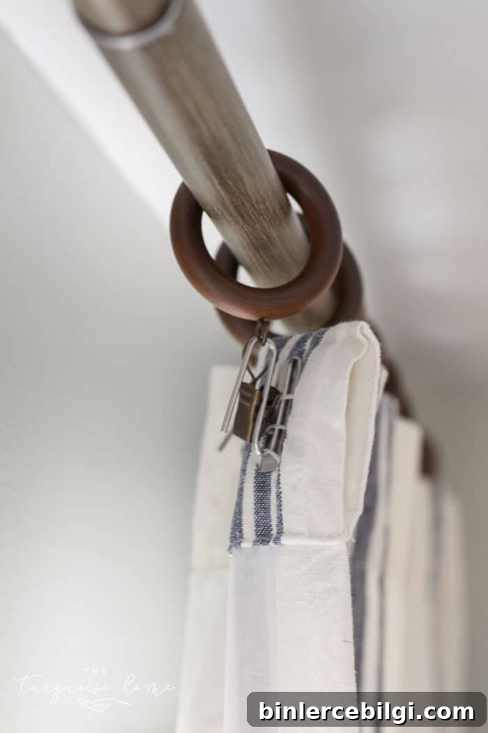 Clean Look Using Rings & Hooks