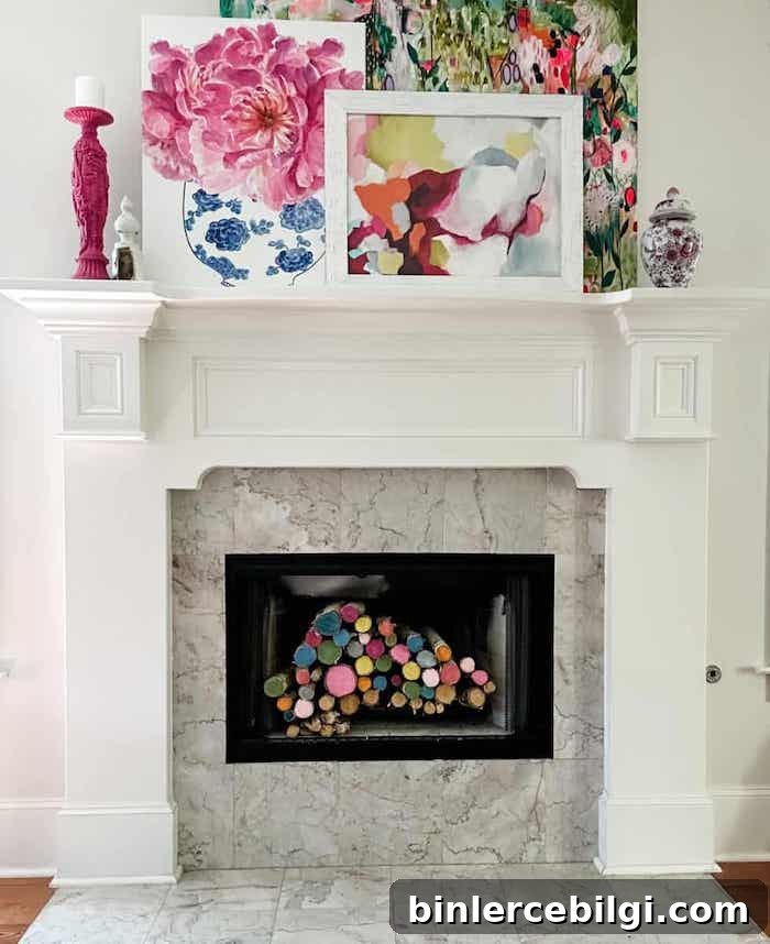 chinoiserie art and ginger jar decor
