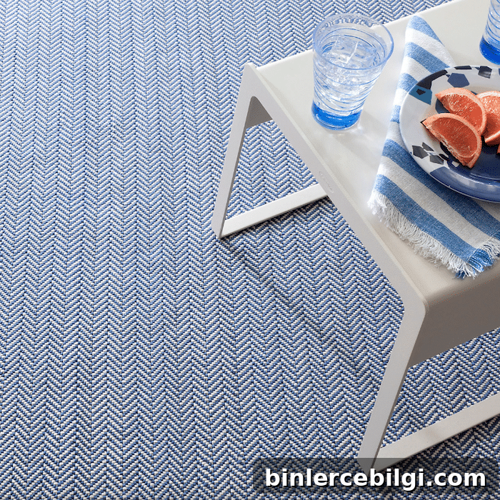 Anne Selke Washable Herringbone Indoor/Outdoor Rug