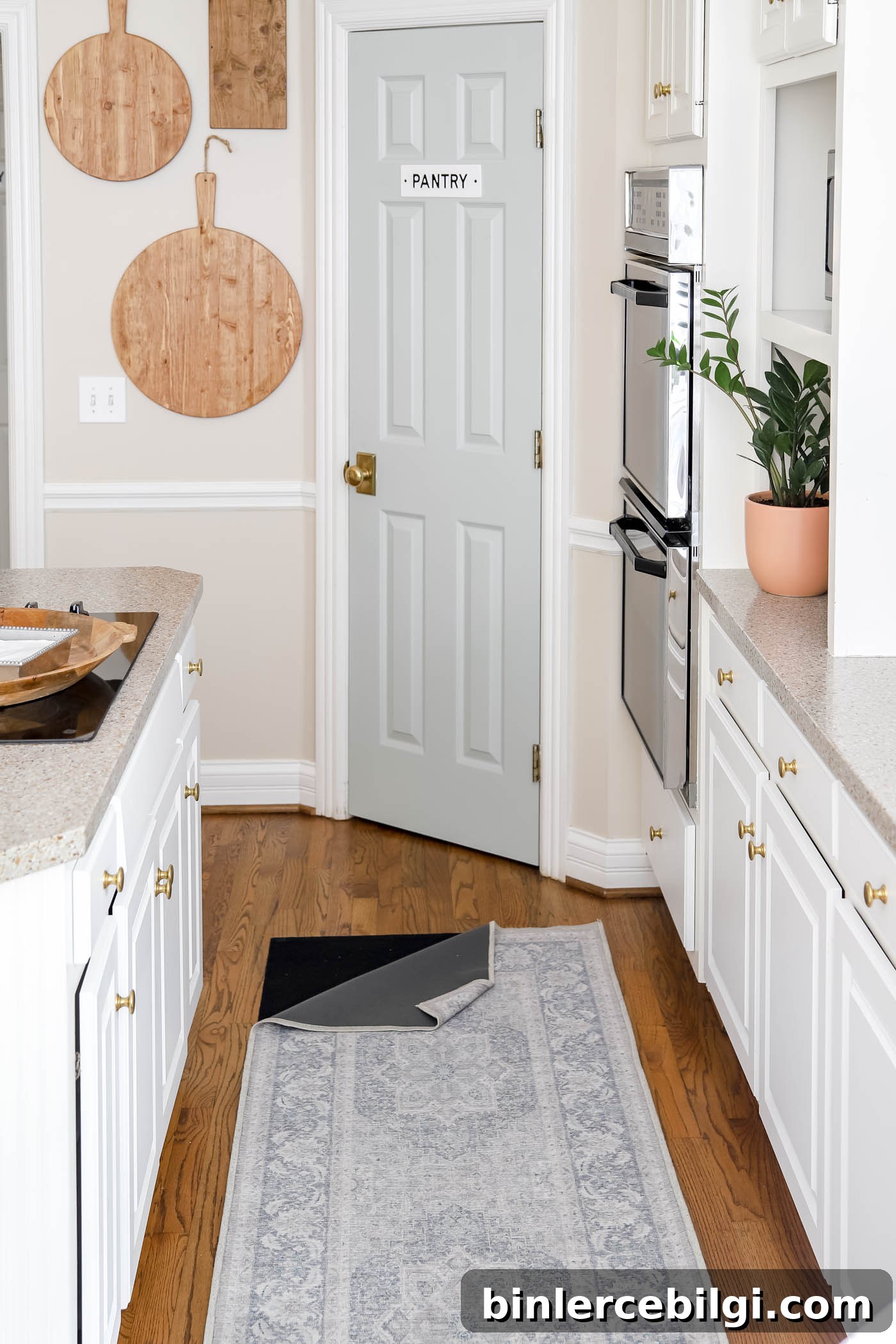 Ruggable Rug in a kitchen runner