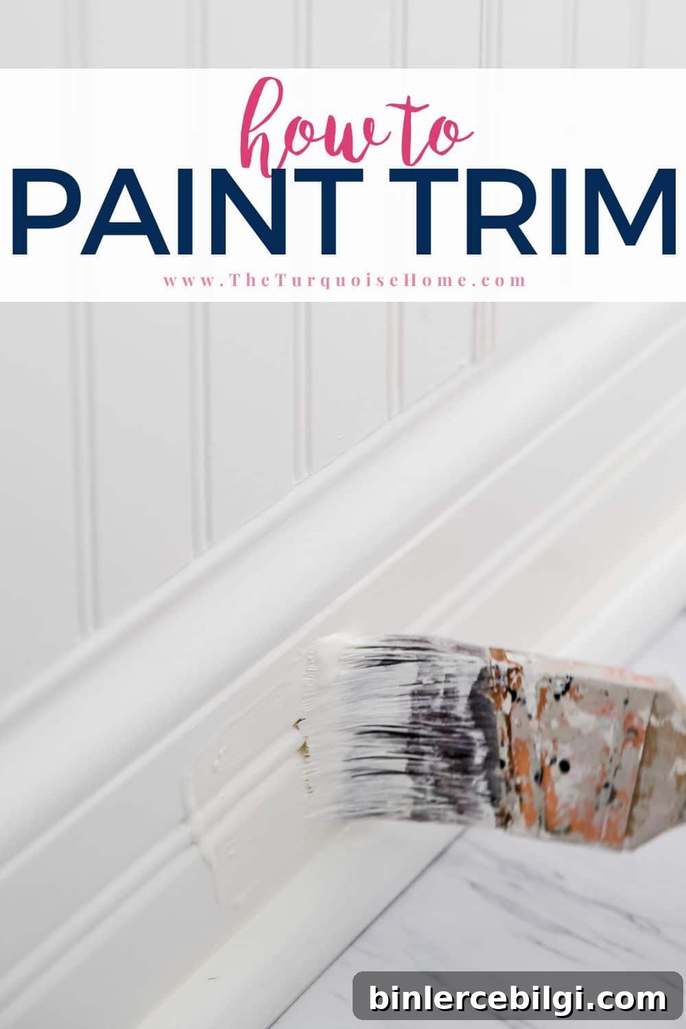 how to paint trim