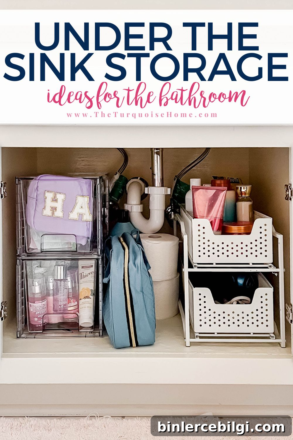 under the sink bathroom storage ideas.