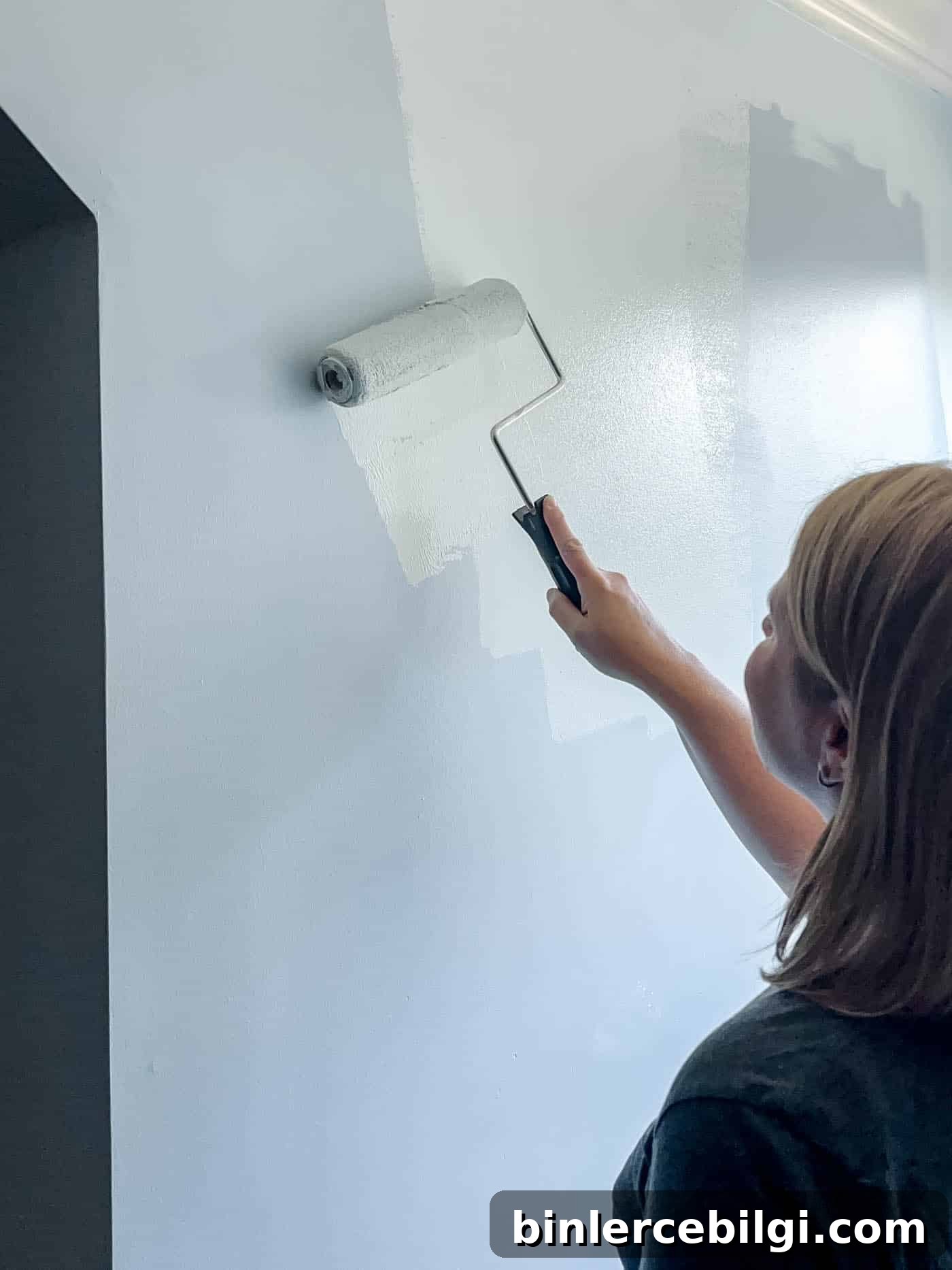 painting the walls Tidewater from Sherwin Williams.