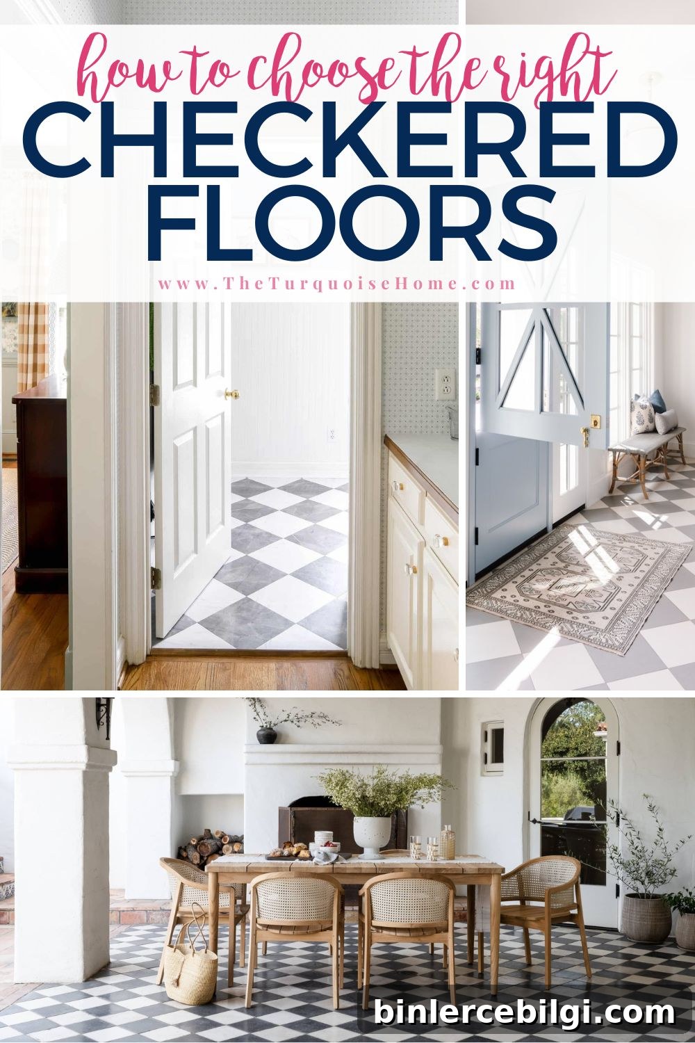 how to choose the right checkered floors for your home.