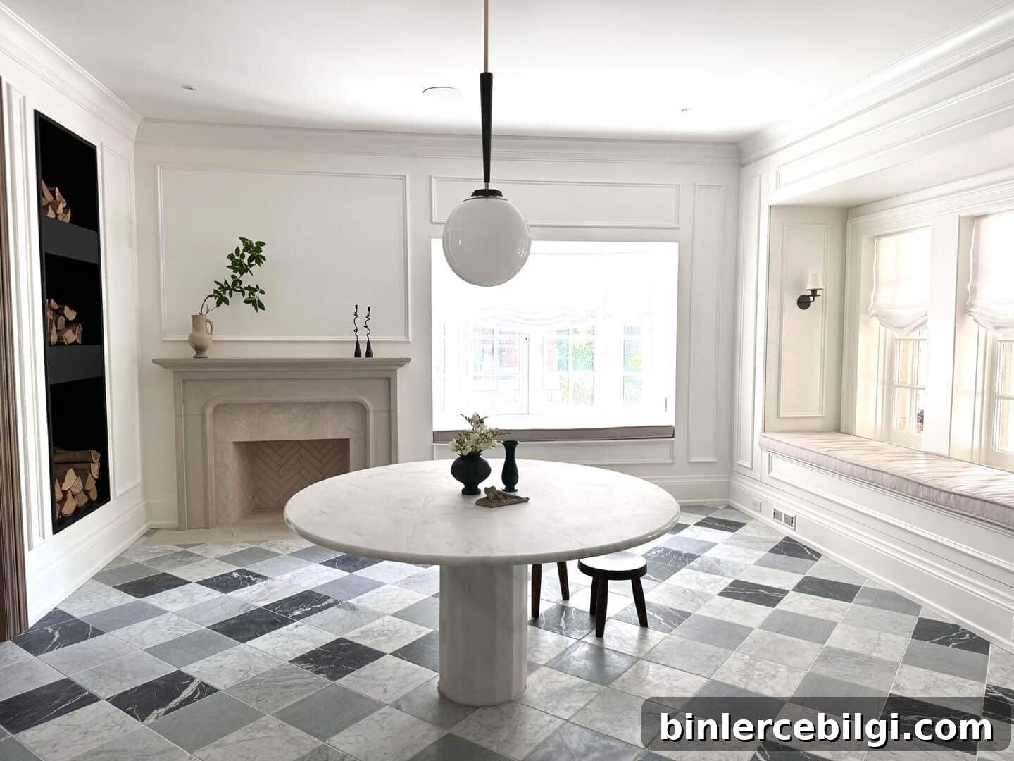 checkered flooring