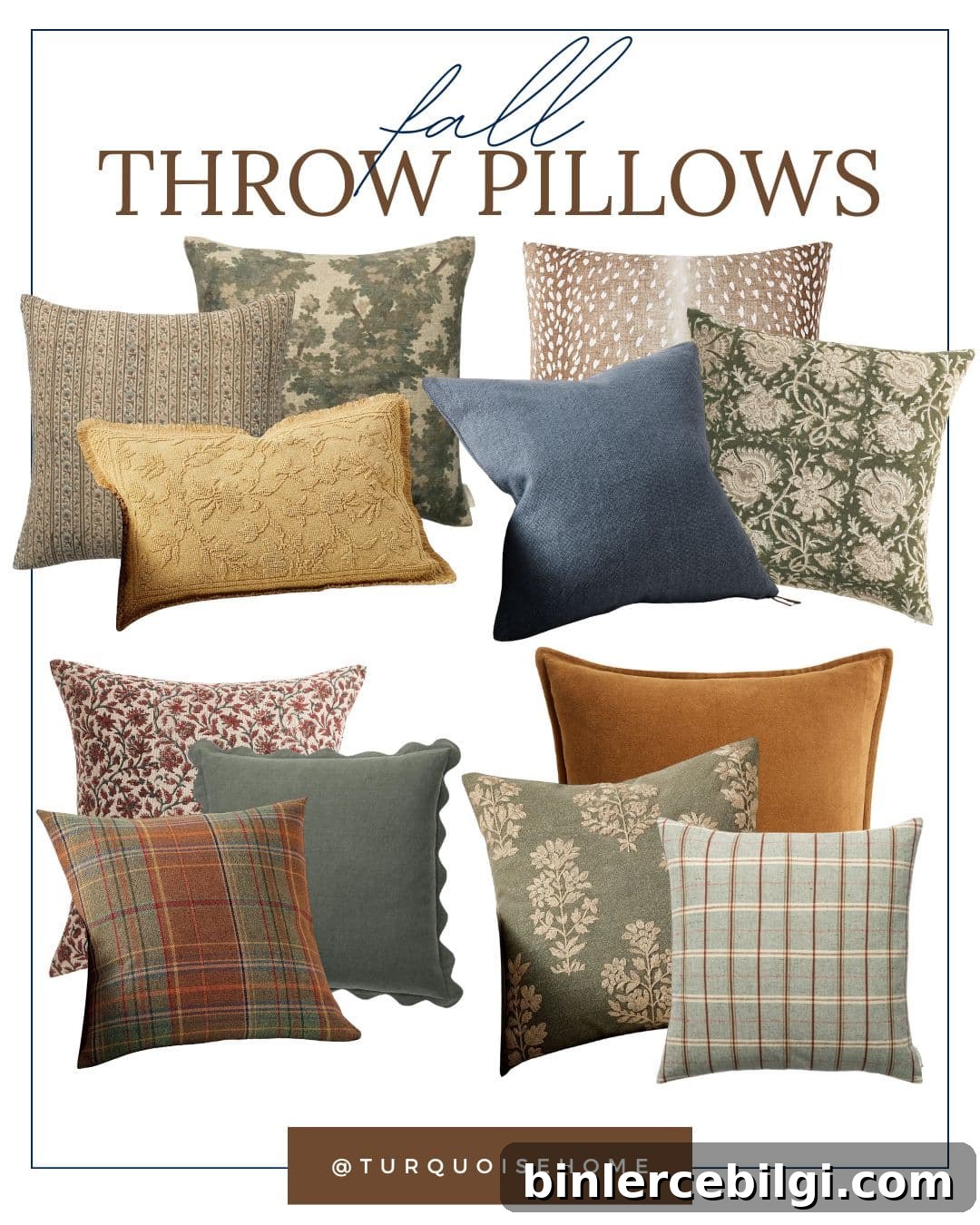 fall throw pillow ideas and combinations