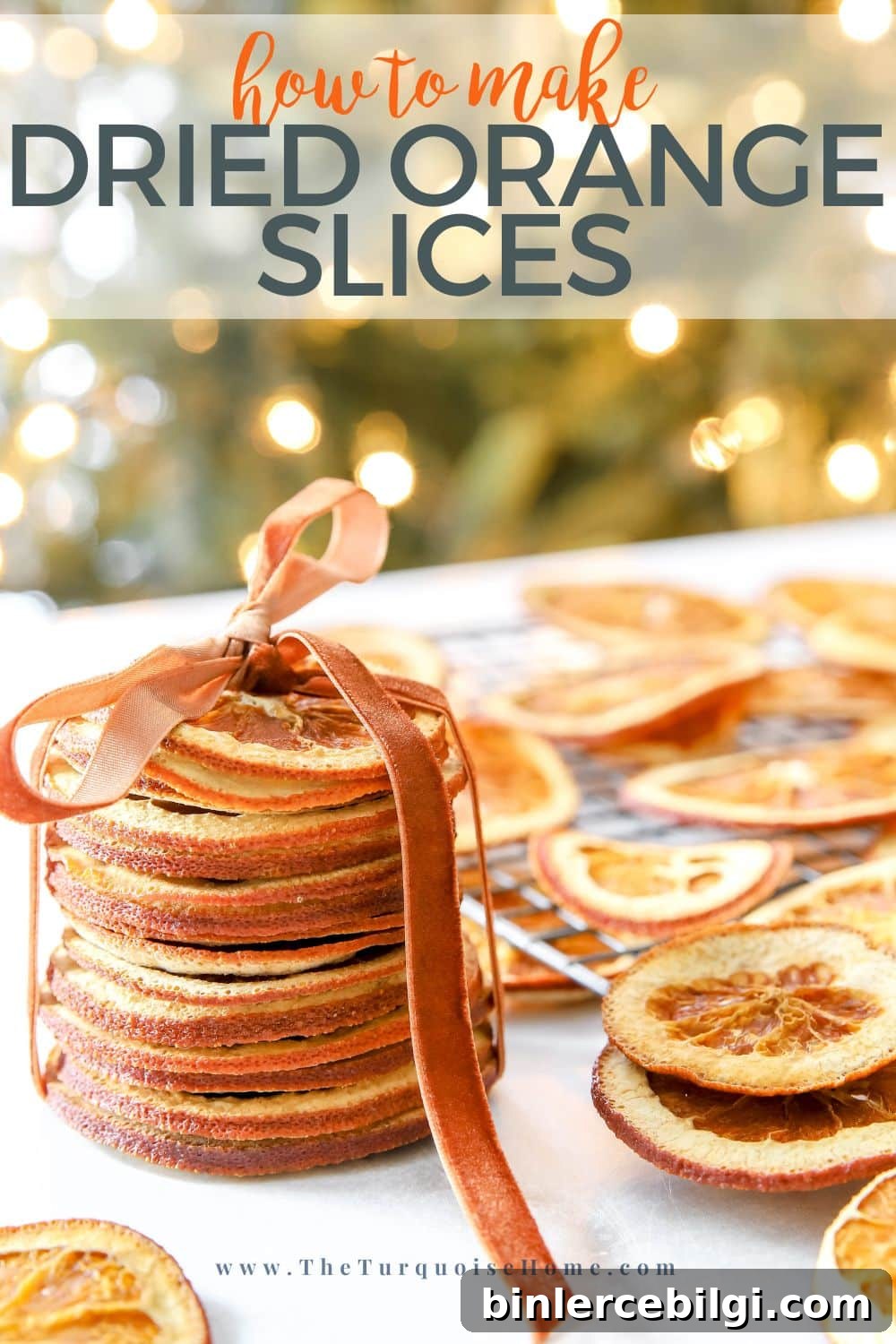 how to make dried orange slices