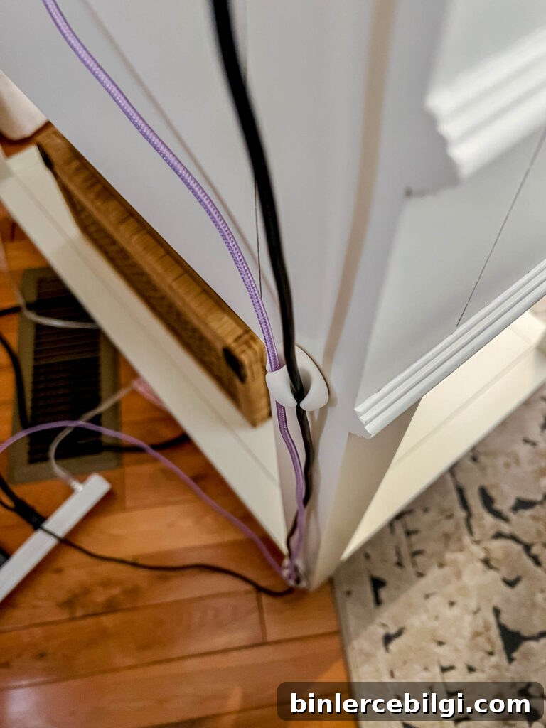 bedside cord organization ideas. disheveled cords are one of the things that make your home look cheap