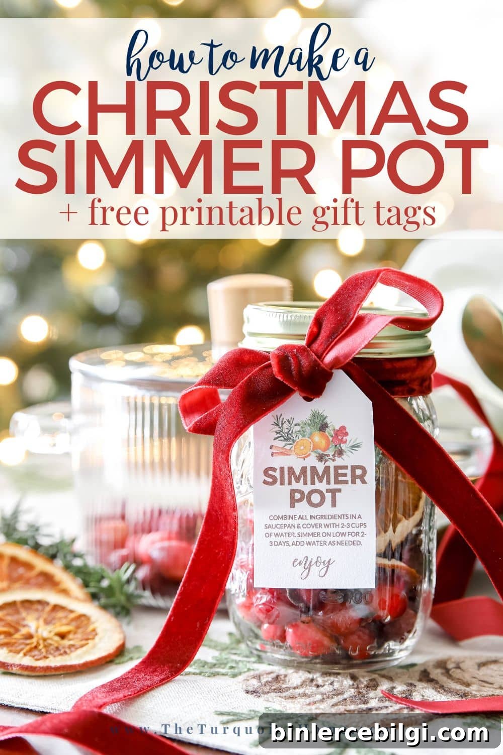 DIY Christmas Simmer Pot Recipe with Free Printable Gift Tags 2 christmas simmer pot recipe with free printable gift tags