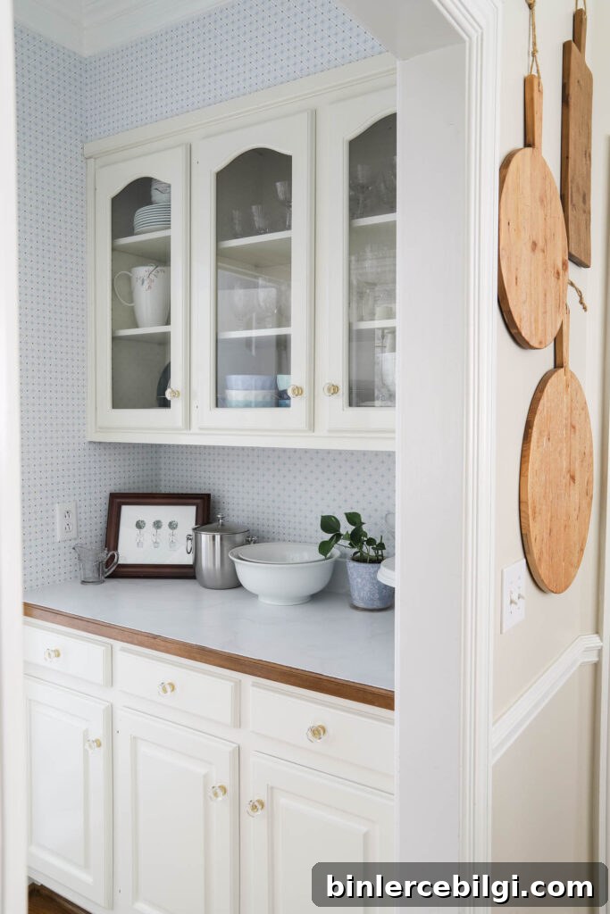 beautiful butler's pantry makeover