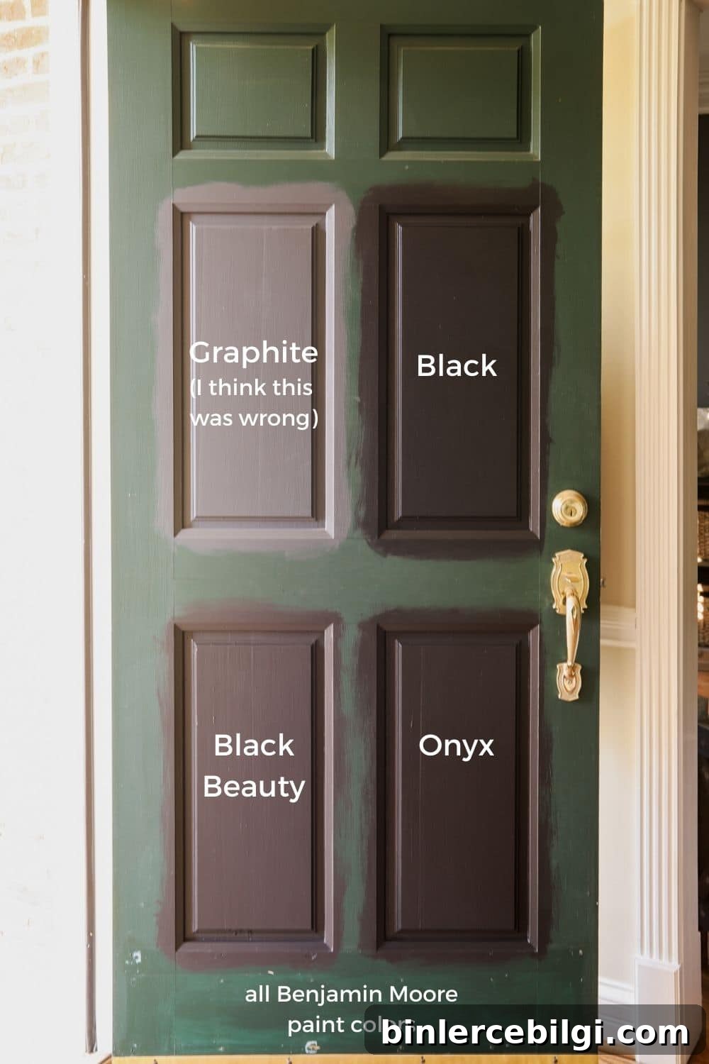 Black Paint Colors for Front Door