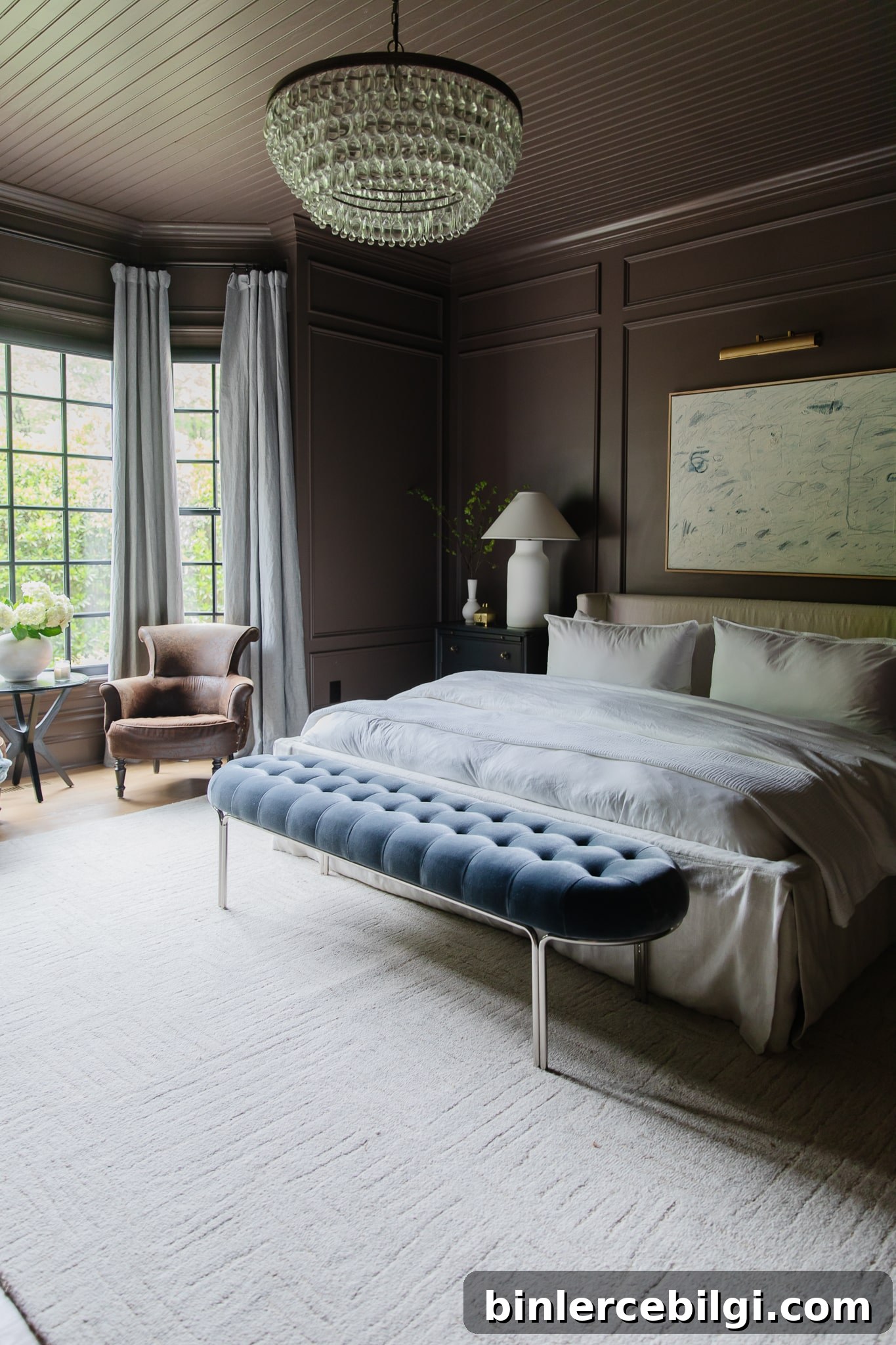 Farrow & Ball London Clay in bedroom