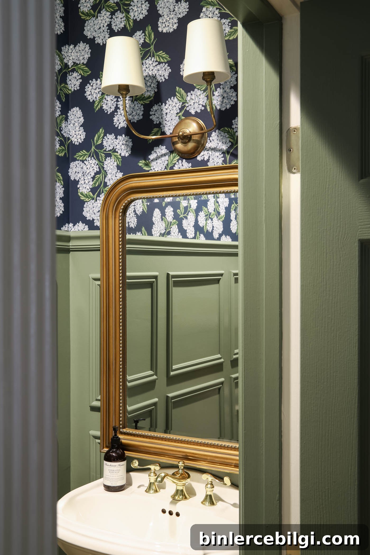 Timeless Home Decor Essentials to Elevate Your Space 13 Vintage Style Mirror in Powder Room