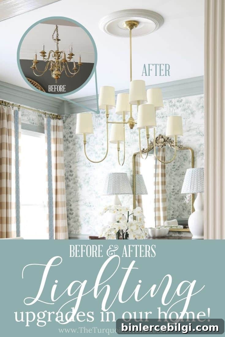 Before and After: Lighting Upgrades That Transformed Our Home 2 before and after lighting in our home