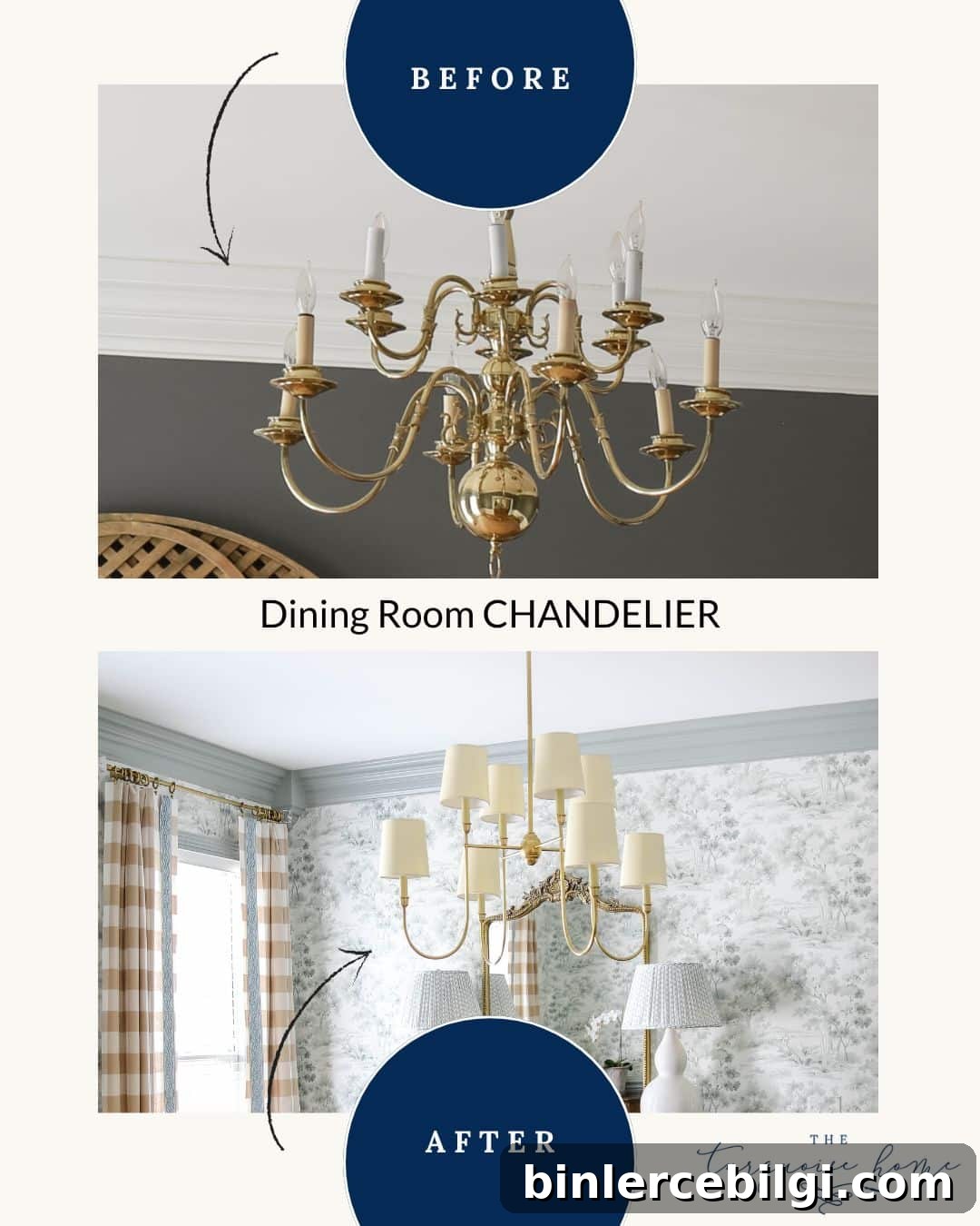 Before and After: Lighting Upgrades That Transformed Our Home 4 before and after dining room lighting