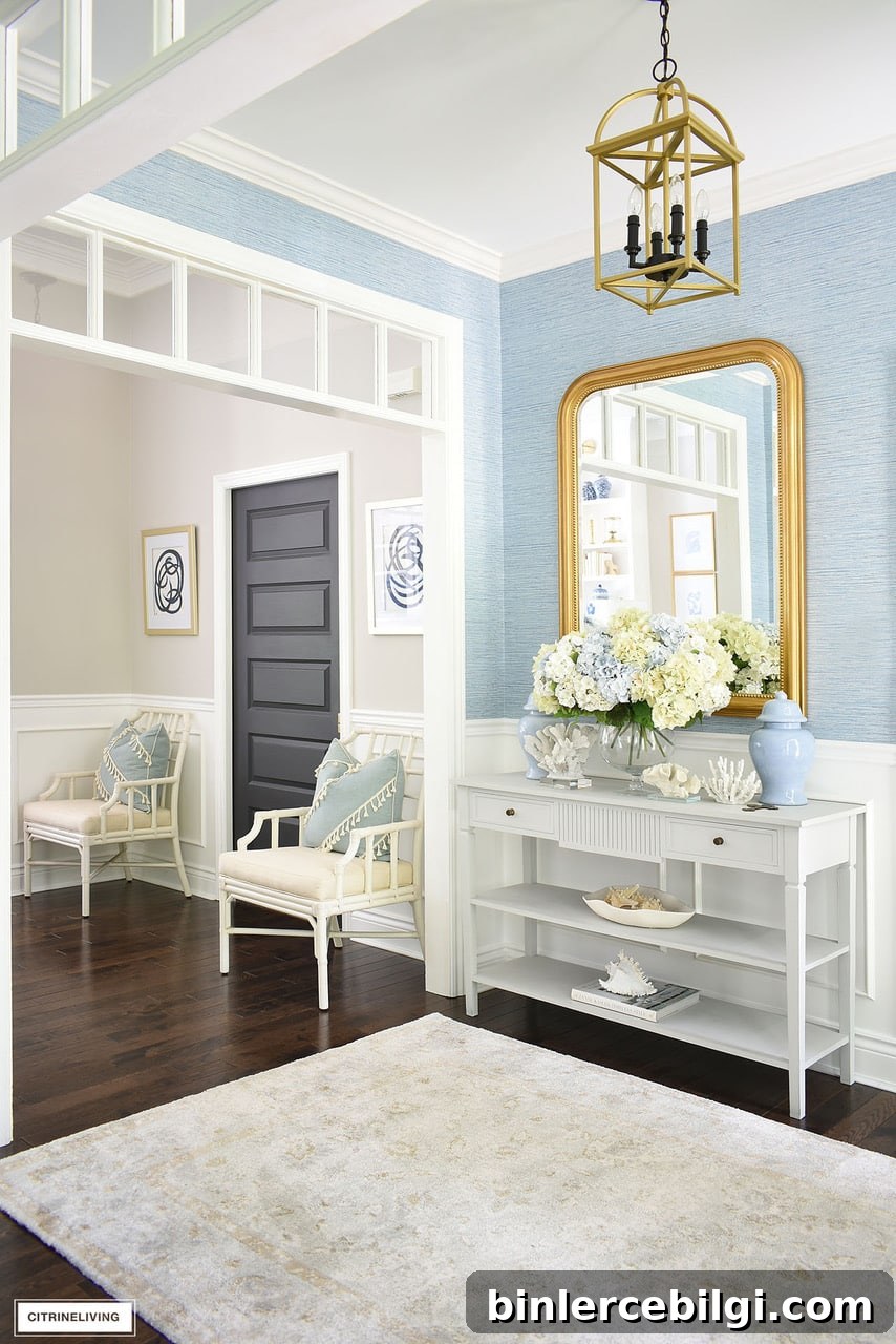 summer entryway from CitrineLiving