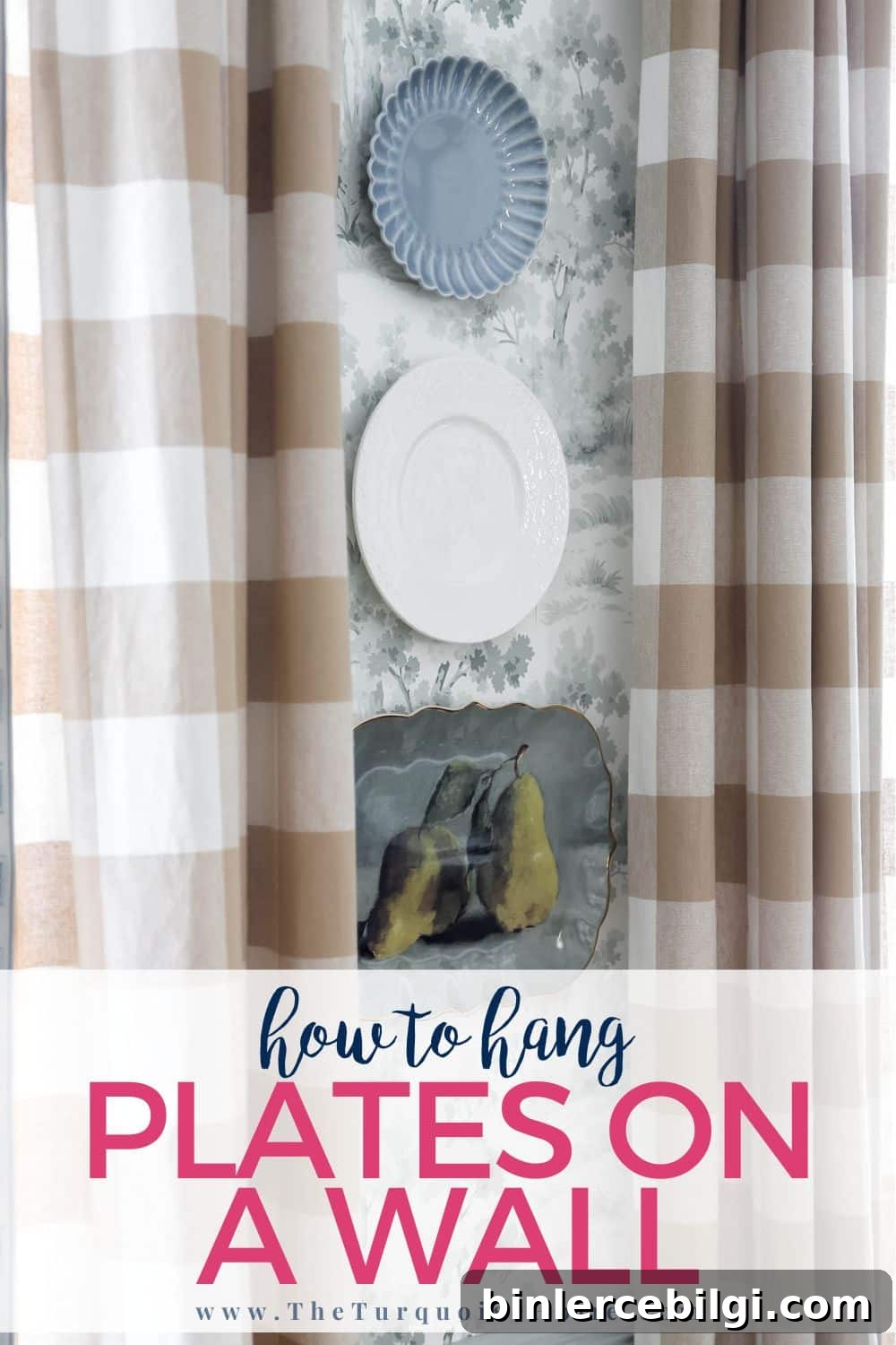 how to hang plates on a wall