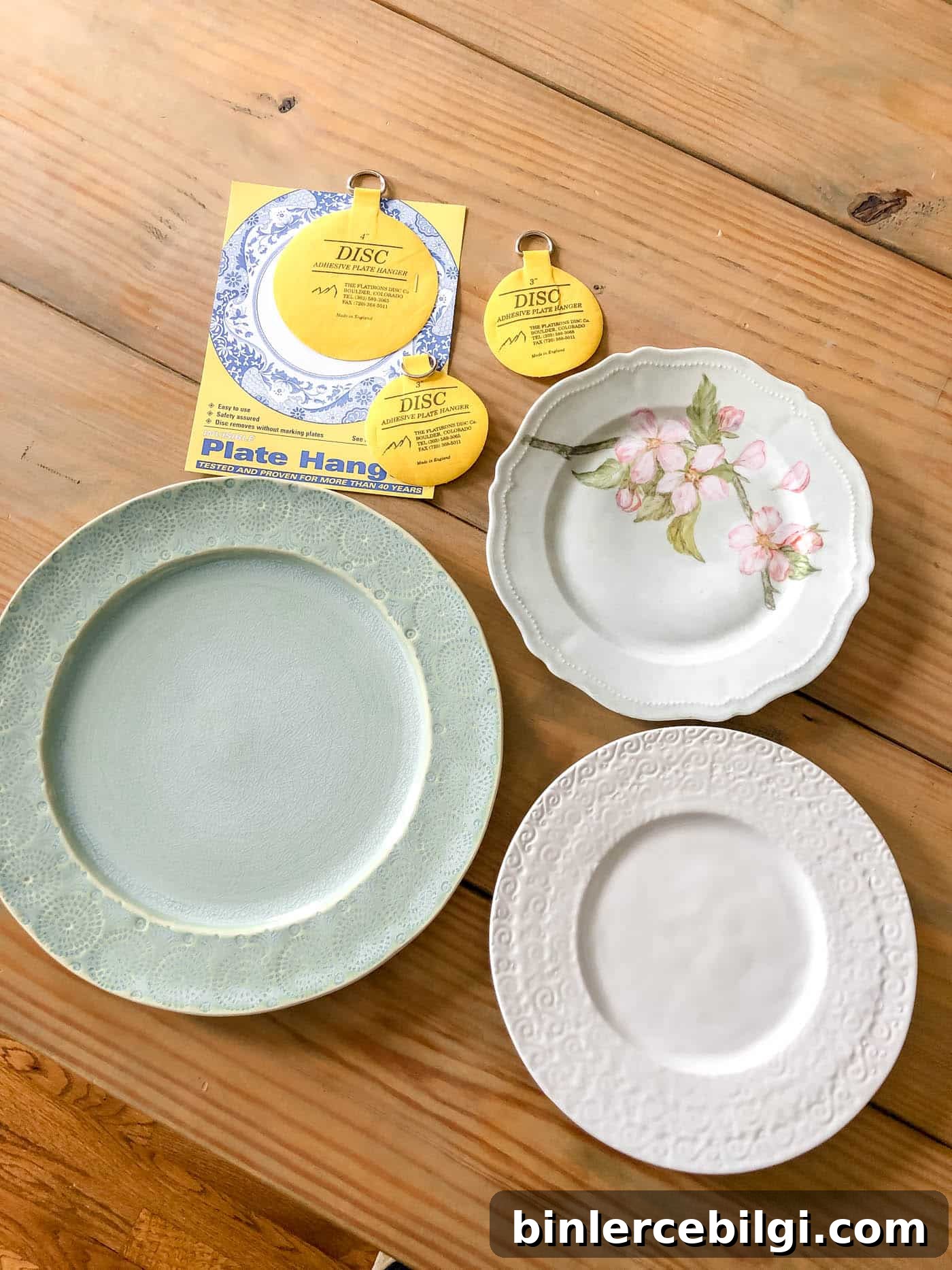 gathering plates for hanging plates on the wall