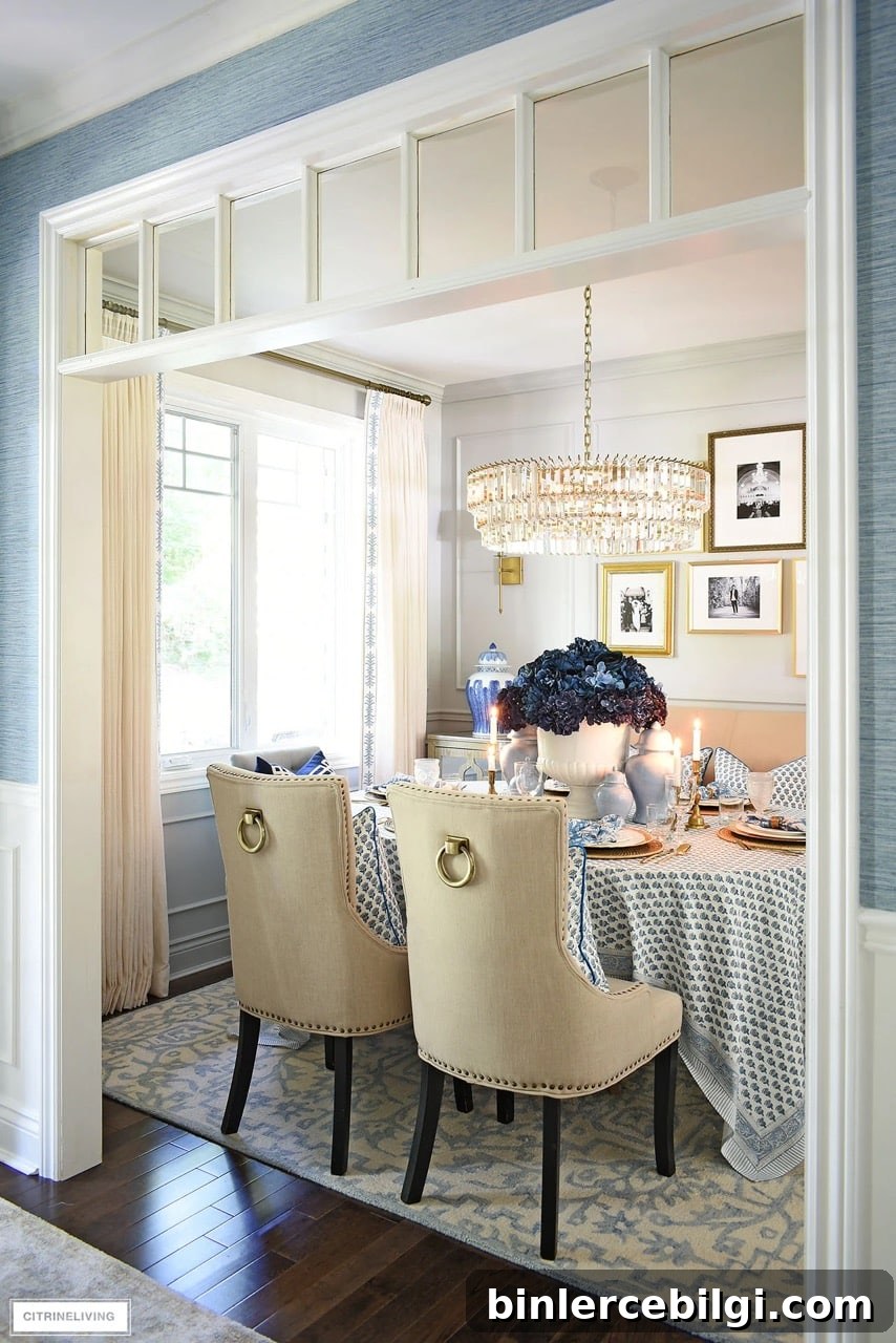 fall dining room 
