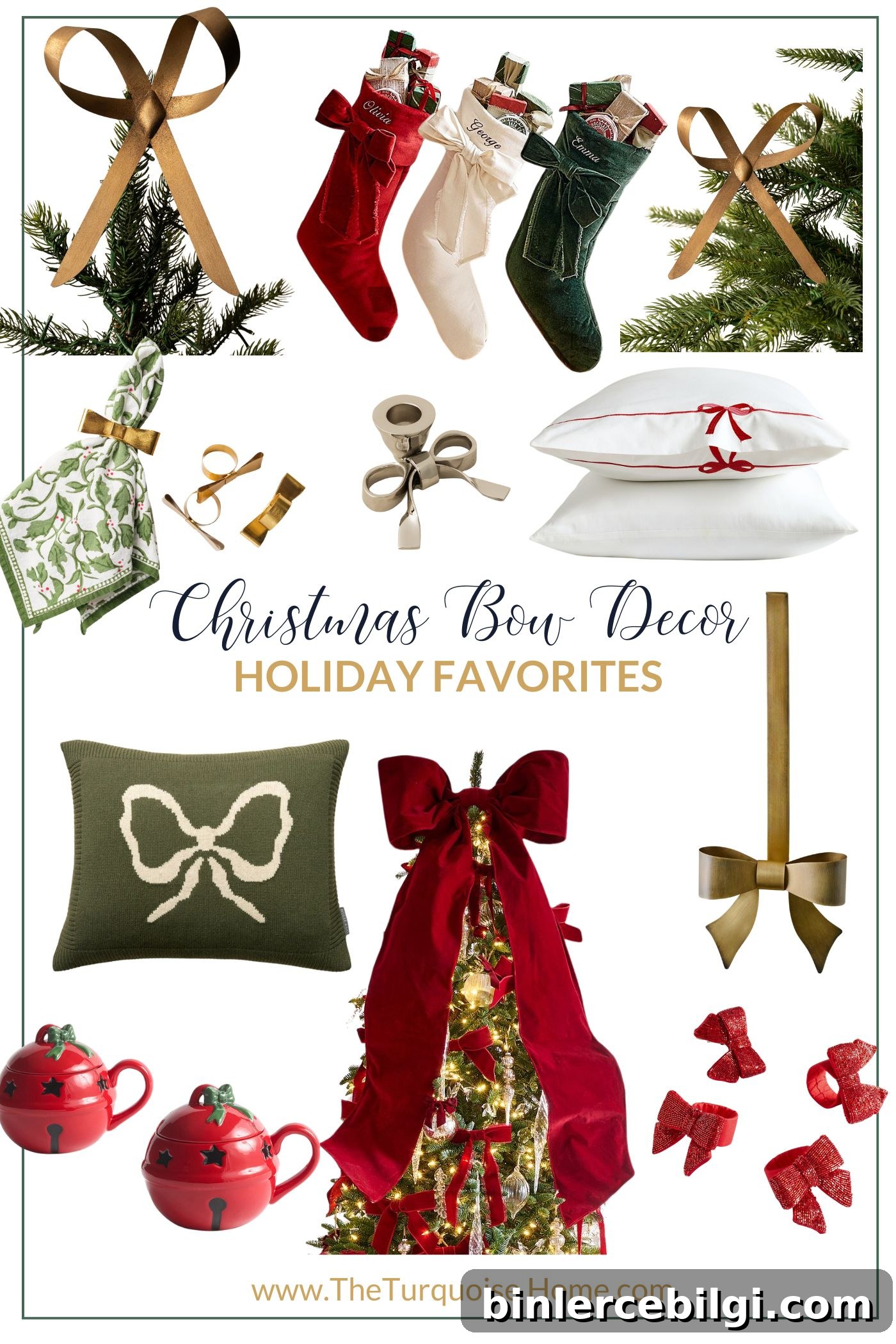 2025 Christmas Decor Trends to Watch 9 Christmas Bow Decor