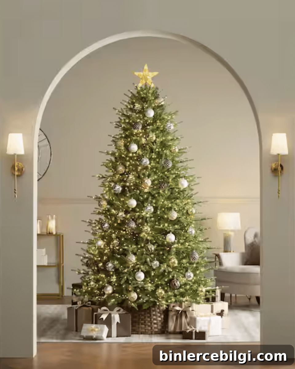 2025 Christmas Decor Trends to Watch 11 Home Depot Viral Tree with Twinkle Lights