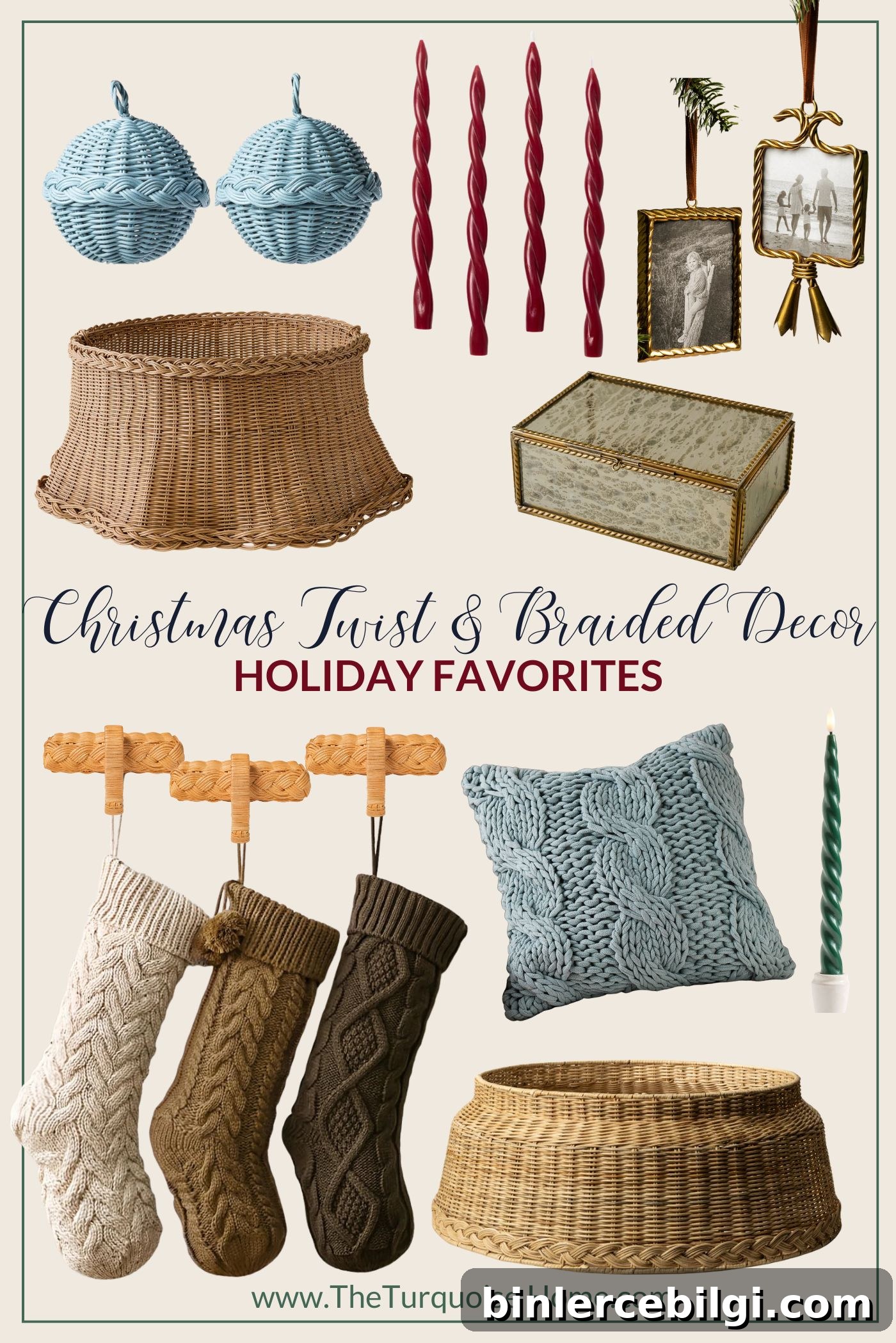 2025 Christmas Decor Trends to Watch 4 Twist and Braided Decor for Christmas 2025