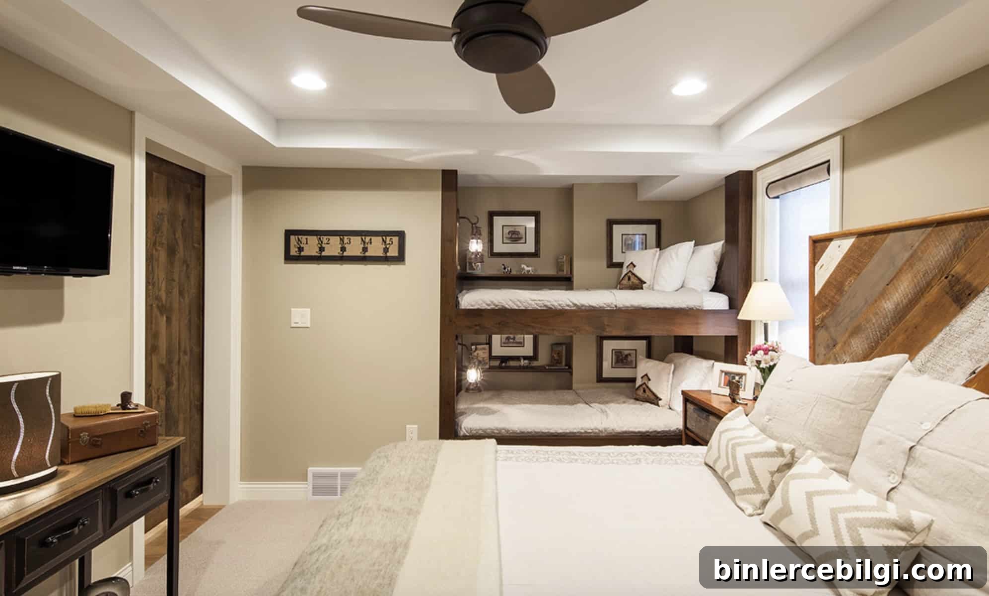 Bedroom with Universal Khaki from Catherine Renae Thomas Design Co