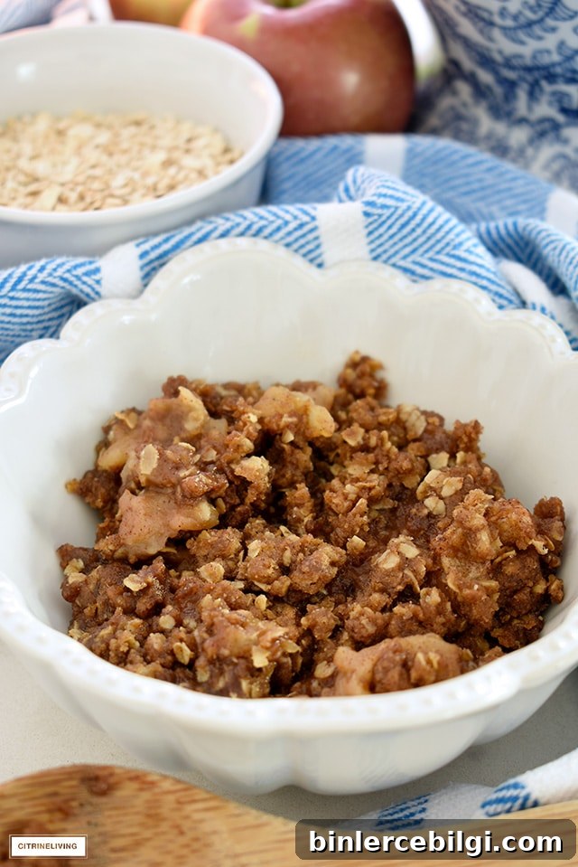 Timeless Blue Decor: Fall Styling & Dreamy Lake House Tour 10 easy apple crisp recipe
