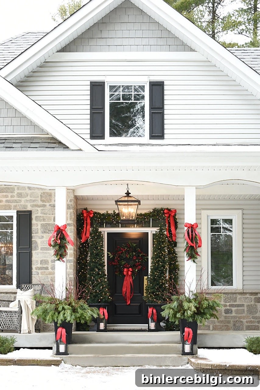 christmas porch decor
