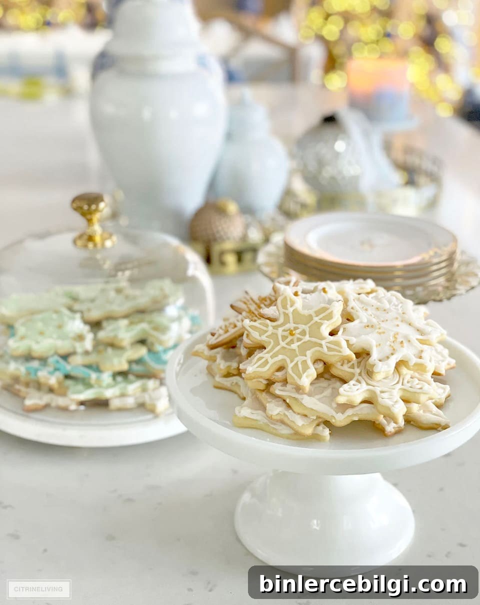 classic frosted christmas cookies