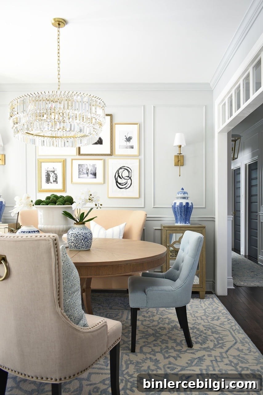 spring dining room table decor