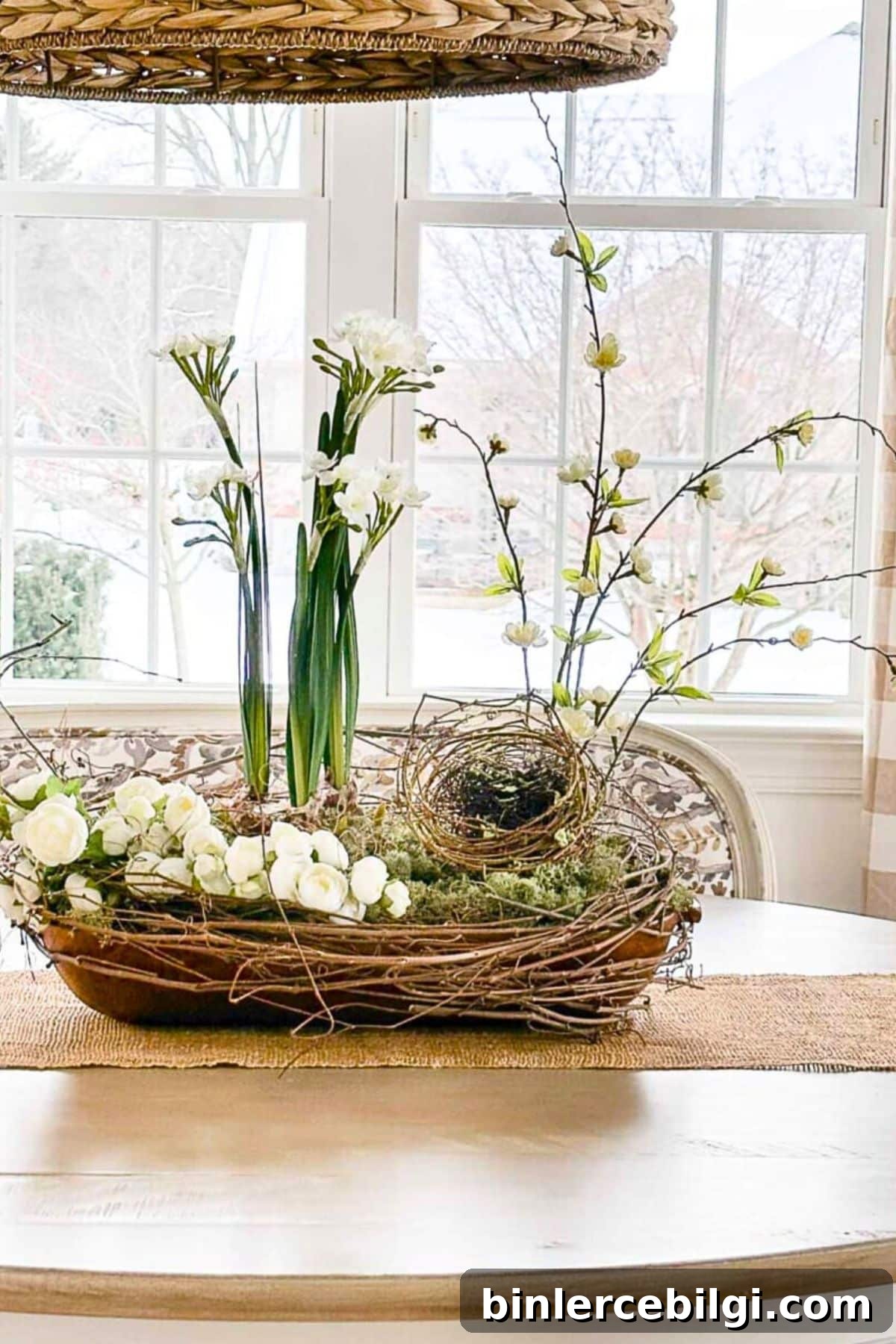 how to style a spring dough bowl.