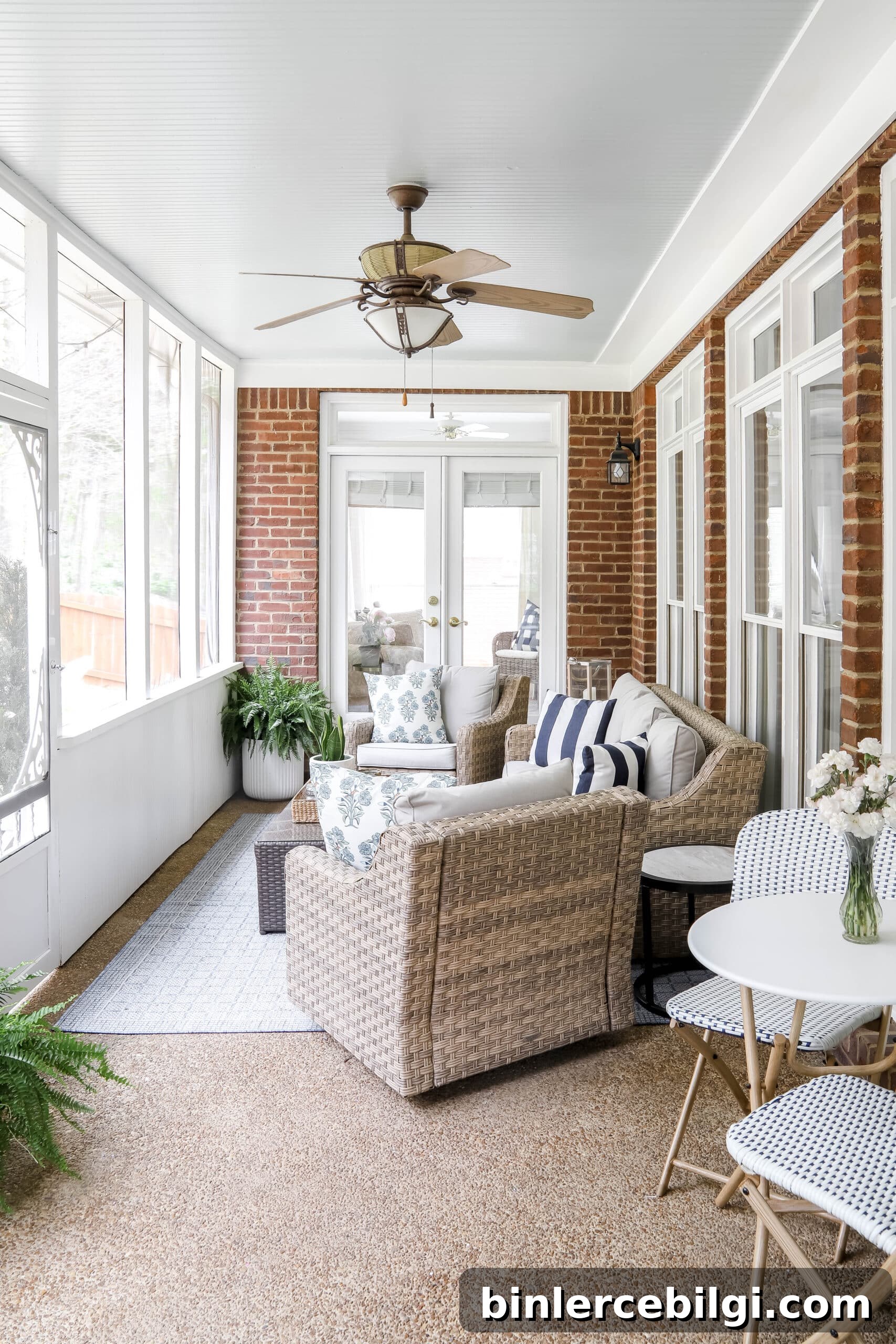 Spring Living Room Refresh: French Home Tour and Cozy Porch 8 screened in porch decorating ideas