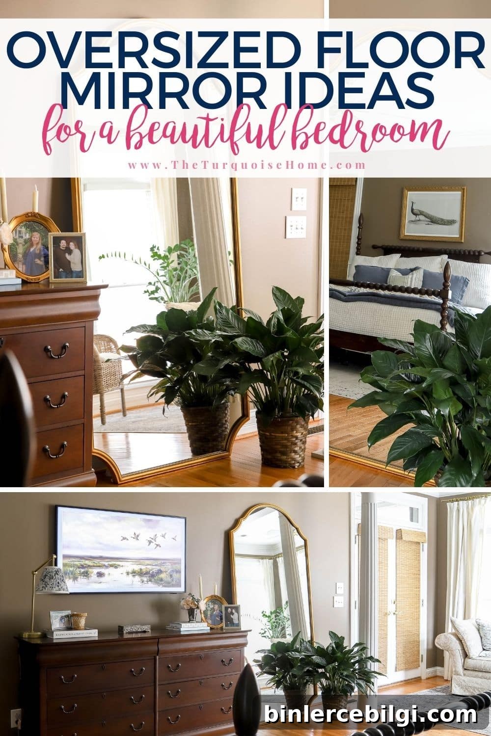 oversized floor mirror ideas for a beautiful bedroom