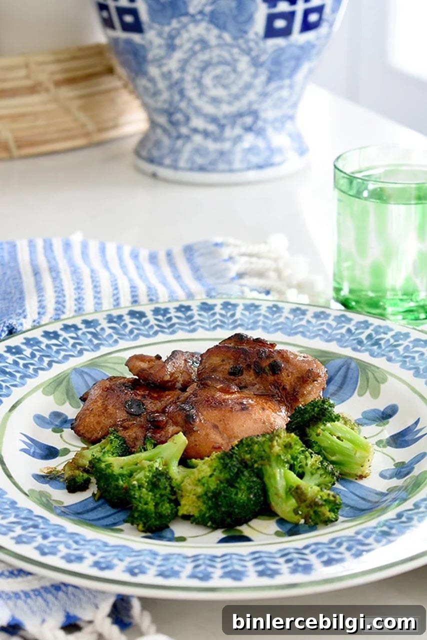 easy boneless broiled asian chicken thighs