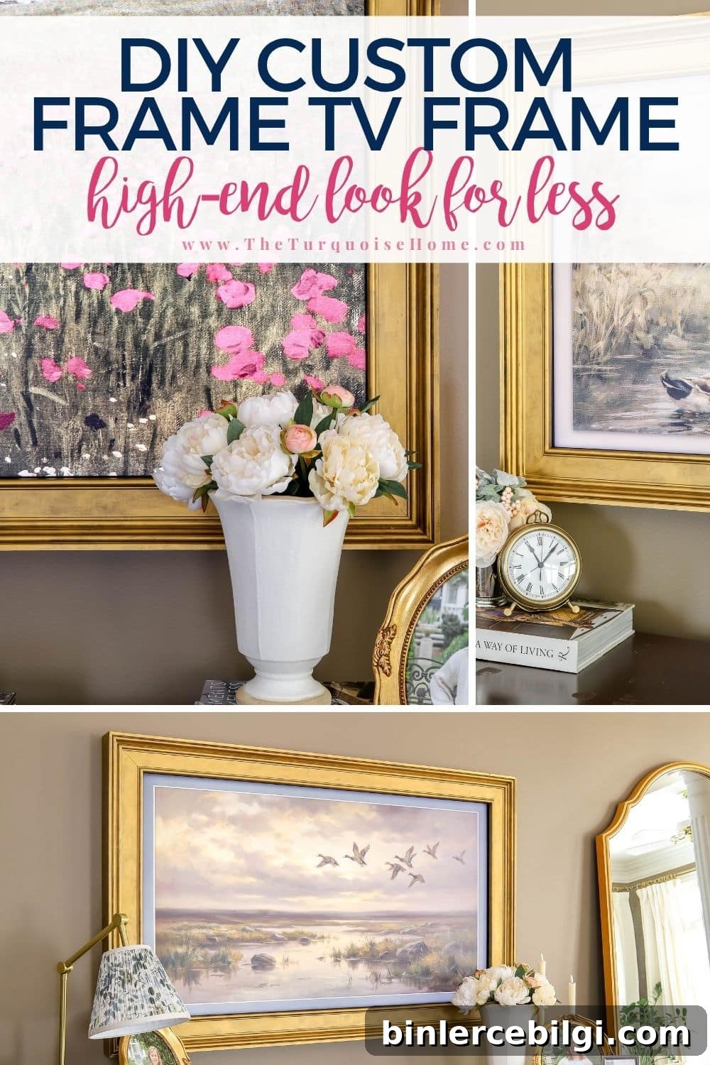 DIY custom frame TV frame