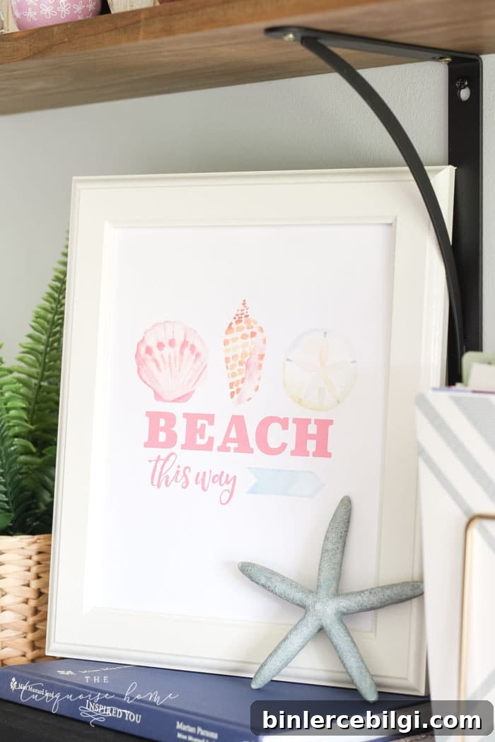 Free summer printables for seasonal decor