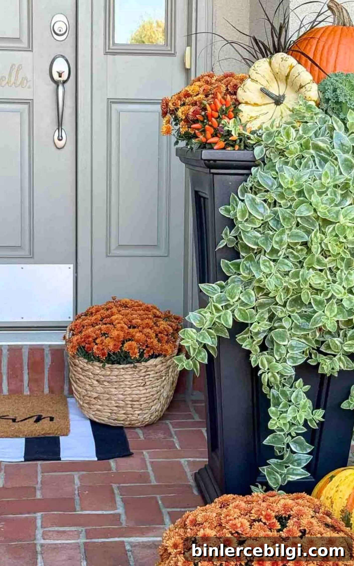 fall front porch